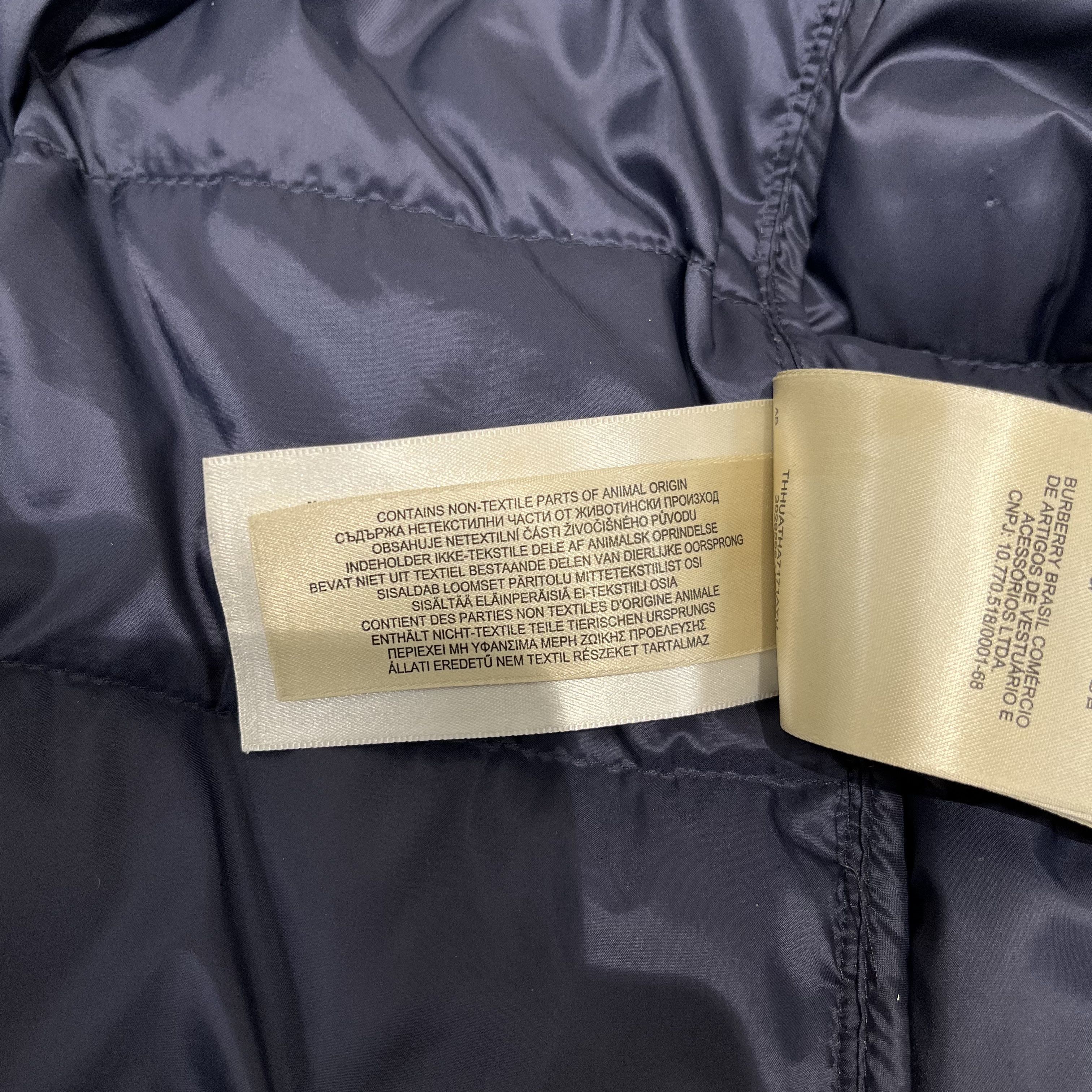 Burberry Burberry Lightweight Navy Puffer Jacket Size US L / EU 52-54 / 3 - 16 Thumbnail