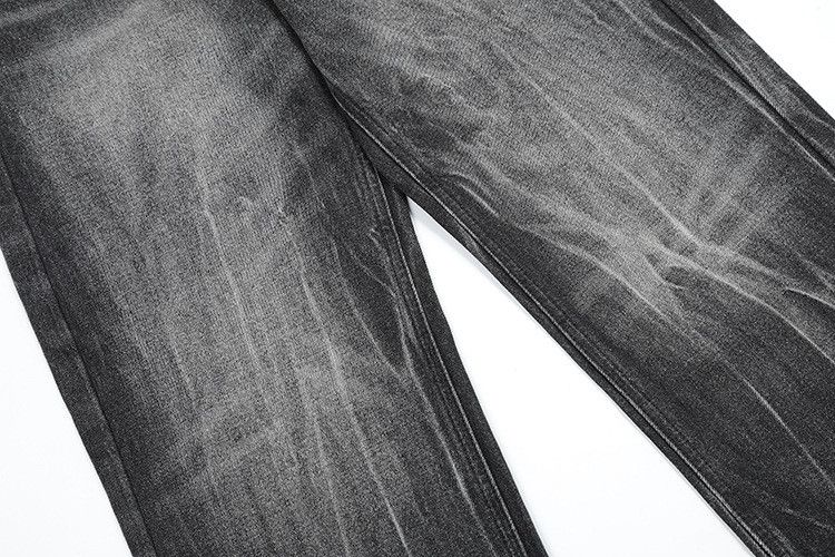 Japanese Brand × Jean Washed distressed loose straight-leg washed black jeans Size US 32 / EU 48 - 6 Thumbnail