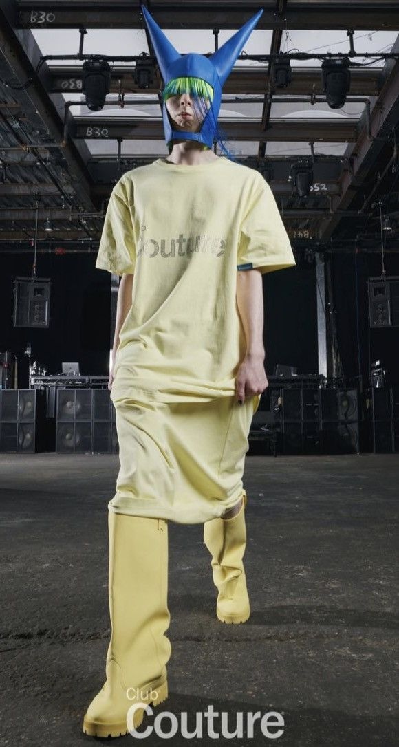 Anonymous Club Runway Long T-Shirt Dress Size US L / EU 52-54 / 3 - 7 Thumbnail