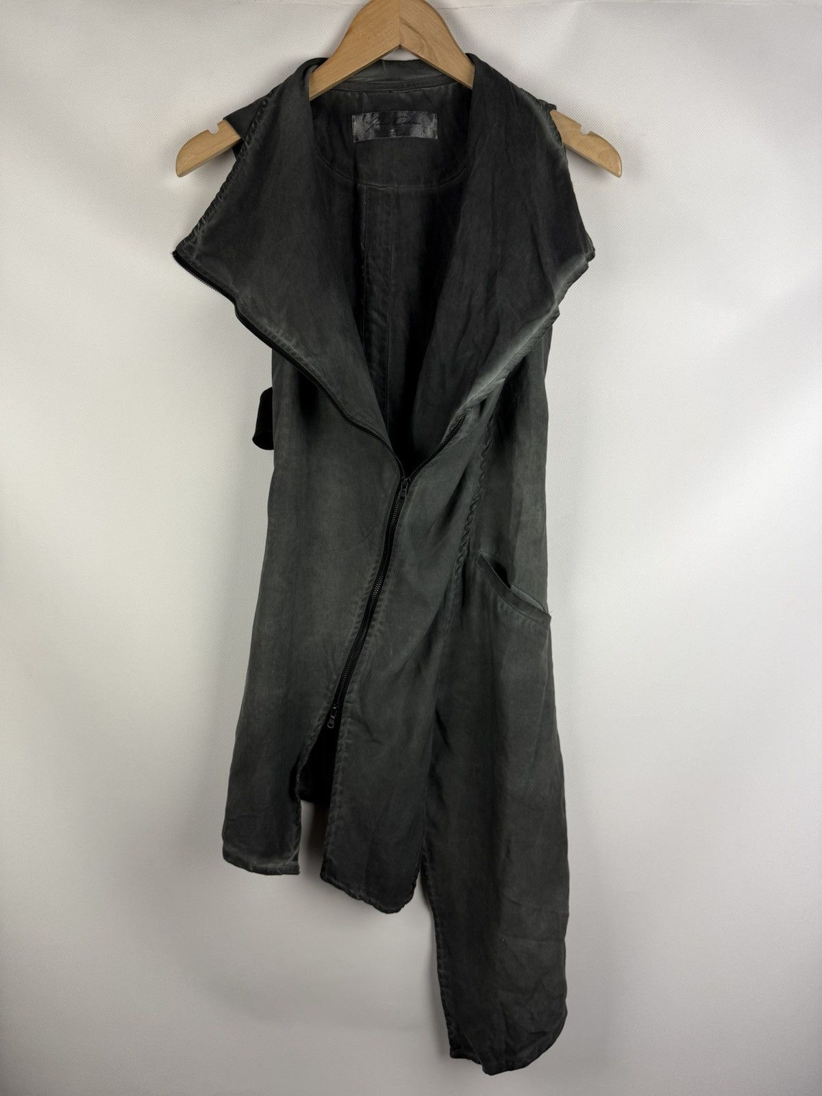 Japanese Brand Junus Coban Avant-garde Assymetrical Vest Tunic Jacket Size L / US 10 / IT 46 - 4 Thumbnail