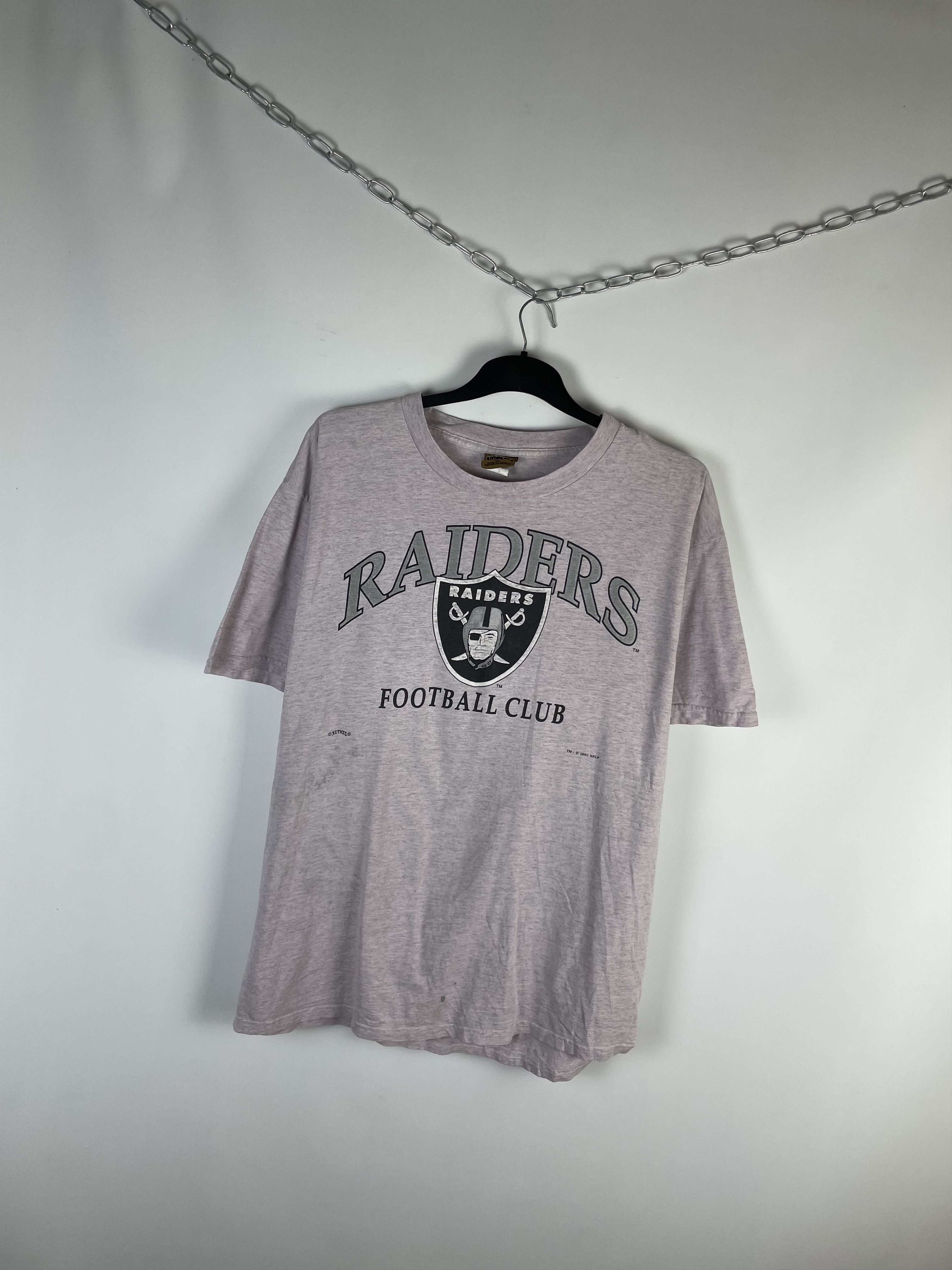 NFL 1990s RAIDERS 1995 NFL TSHIRT Size US XL / EU 56 / 4 - 2 Thumbnail