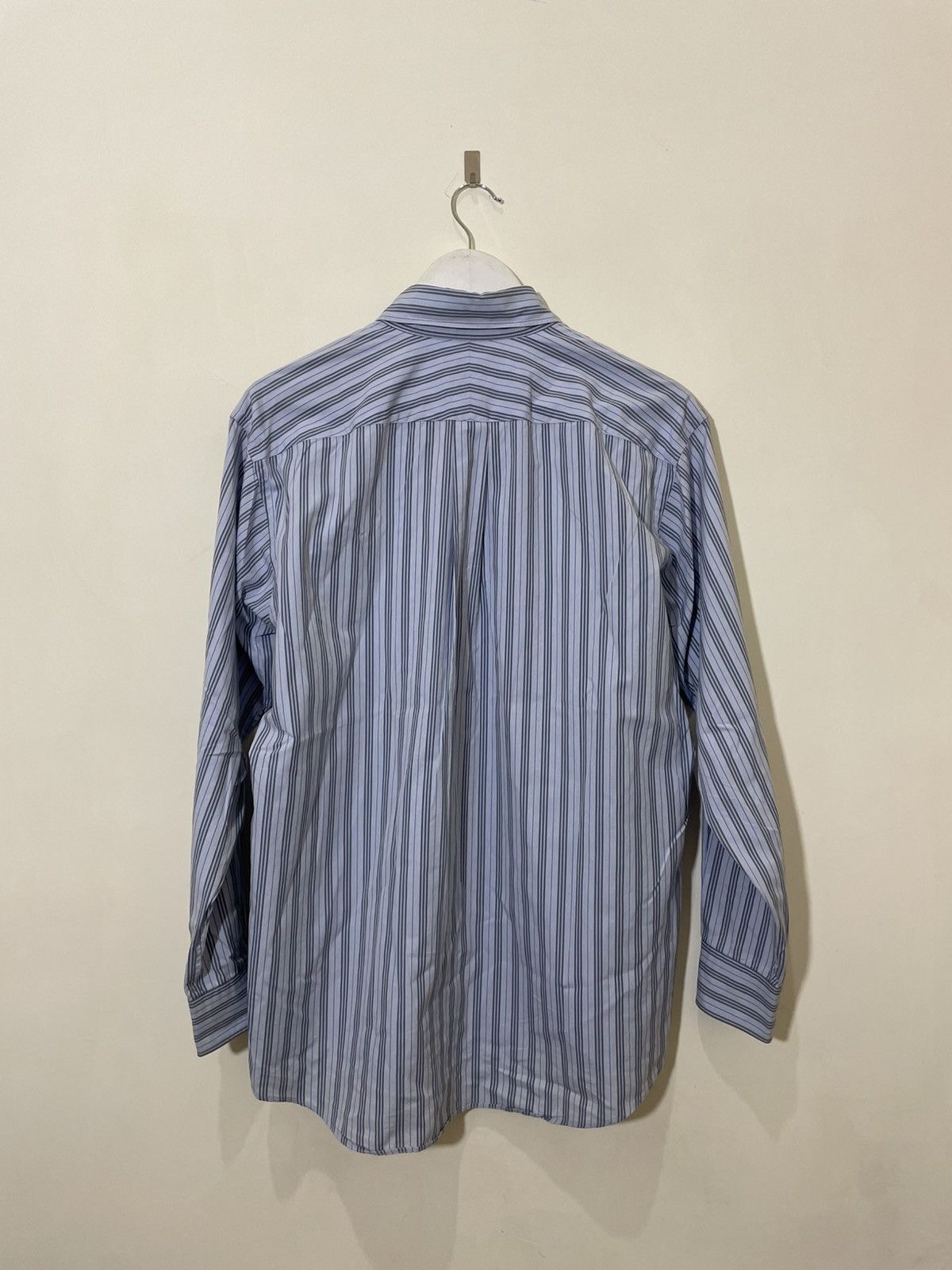 Burberry 2000s Burberry Striped Shirt Button Down Collar Novacek Y2K Size US XL / EU 56 / 4 - 7 Thumbnail
