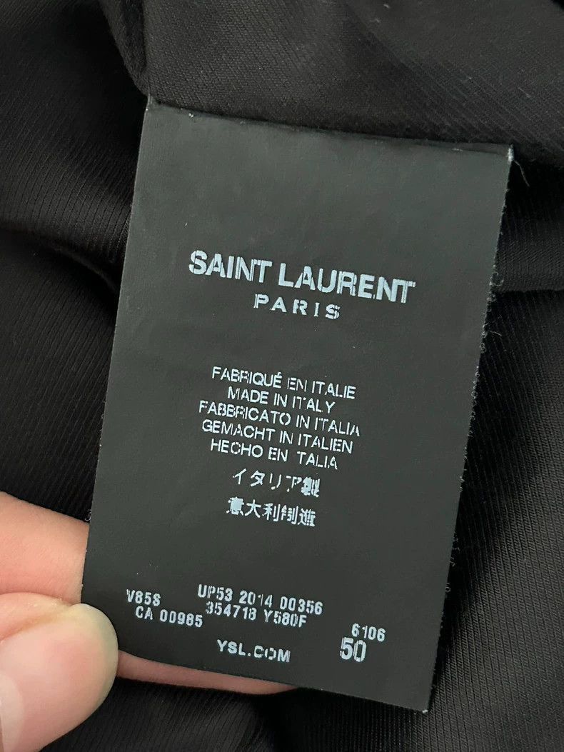 Saint Laurent Paris Saint Laurent Paris 14fw split leather baseball jacket-2506 Size US M / EU 48-50 / 2 - 6 Thumbnail