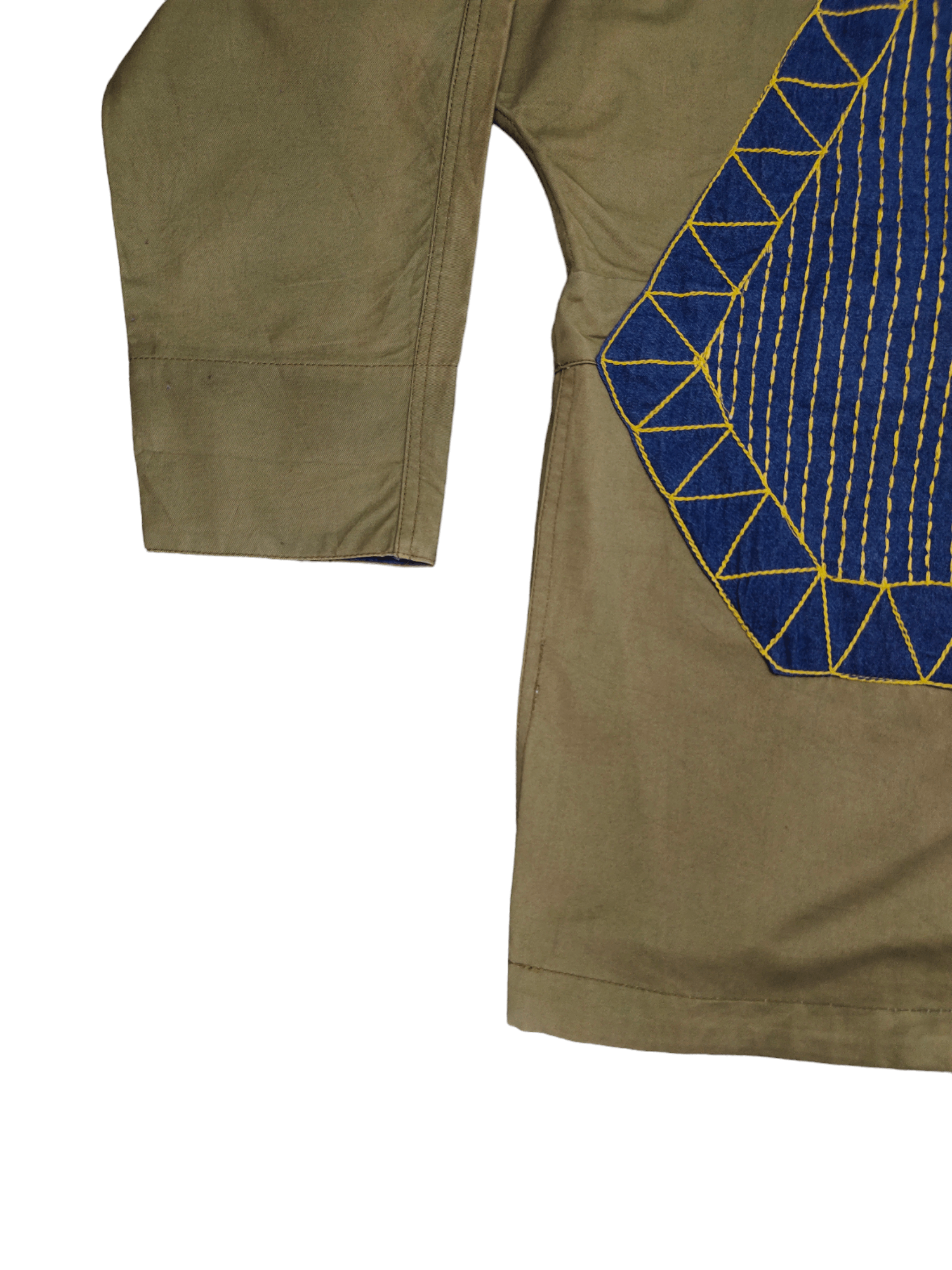 If Six Was Nine Amina Patchwork Boro Distress Color Multi Pocket Jacket Size US XL / EU 56 / 4 - 7 Thumbnail