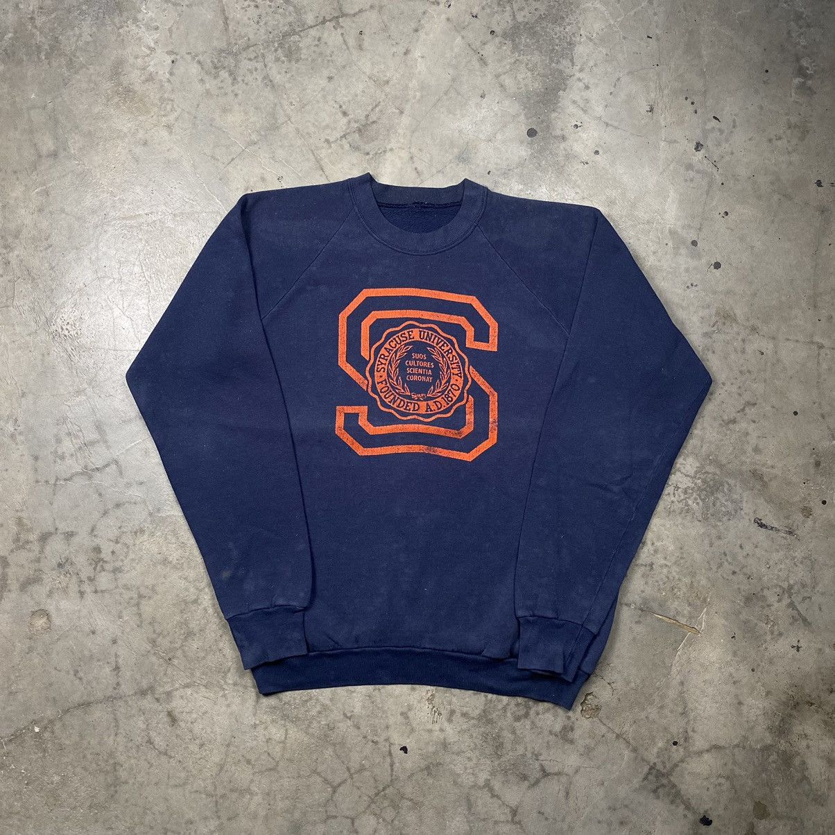 Vintage 90s Syracuse University Crewneck Size US L / EU 52-54 / 3 - 1 Thumbnail