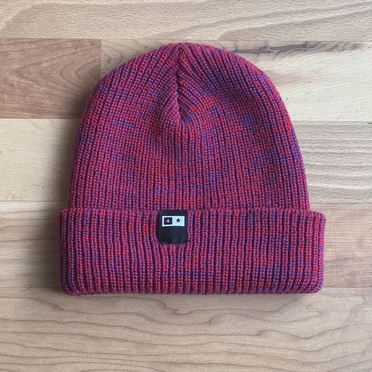 Fourstar Fourstar Beanie Red/Purple Heather NEW Size ONE SIZE - 1 Thumbnail