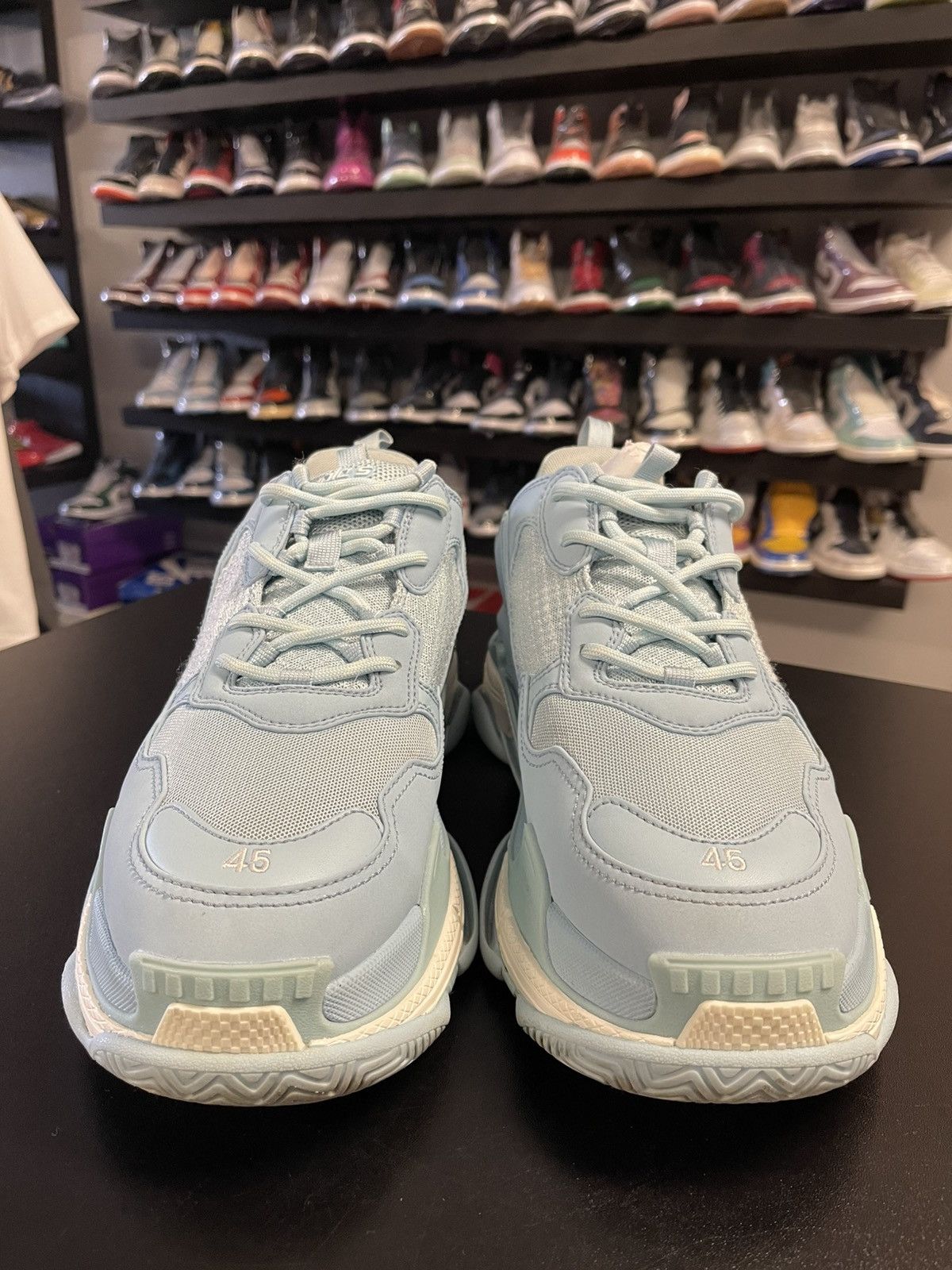 Balenciaga Size 12US/45US - Balenciaga Triple S "Light Blue" Size US 12 / EU 45 - 2 Thumbnail