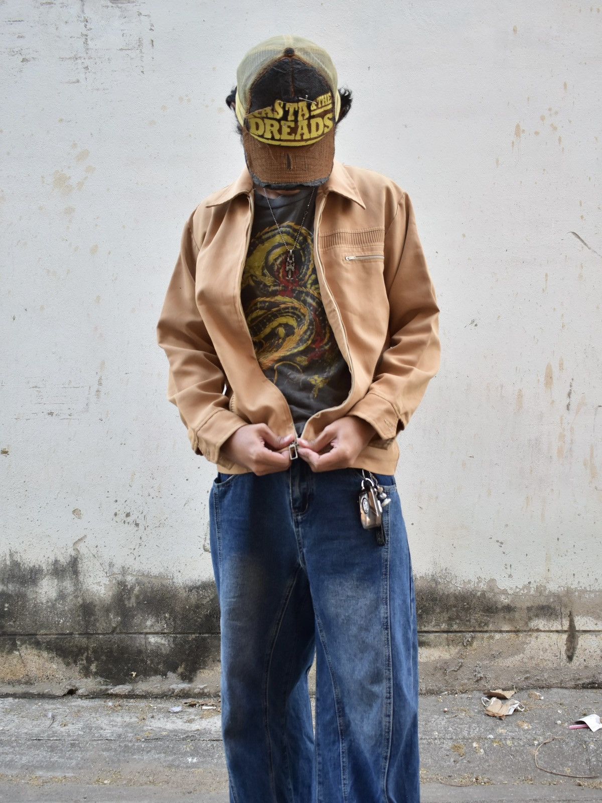 Japanese Brand × Vintage Vintage 80s Works Jacket Size US S / EU 44-46 / 1 - 8 Thumbnail