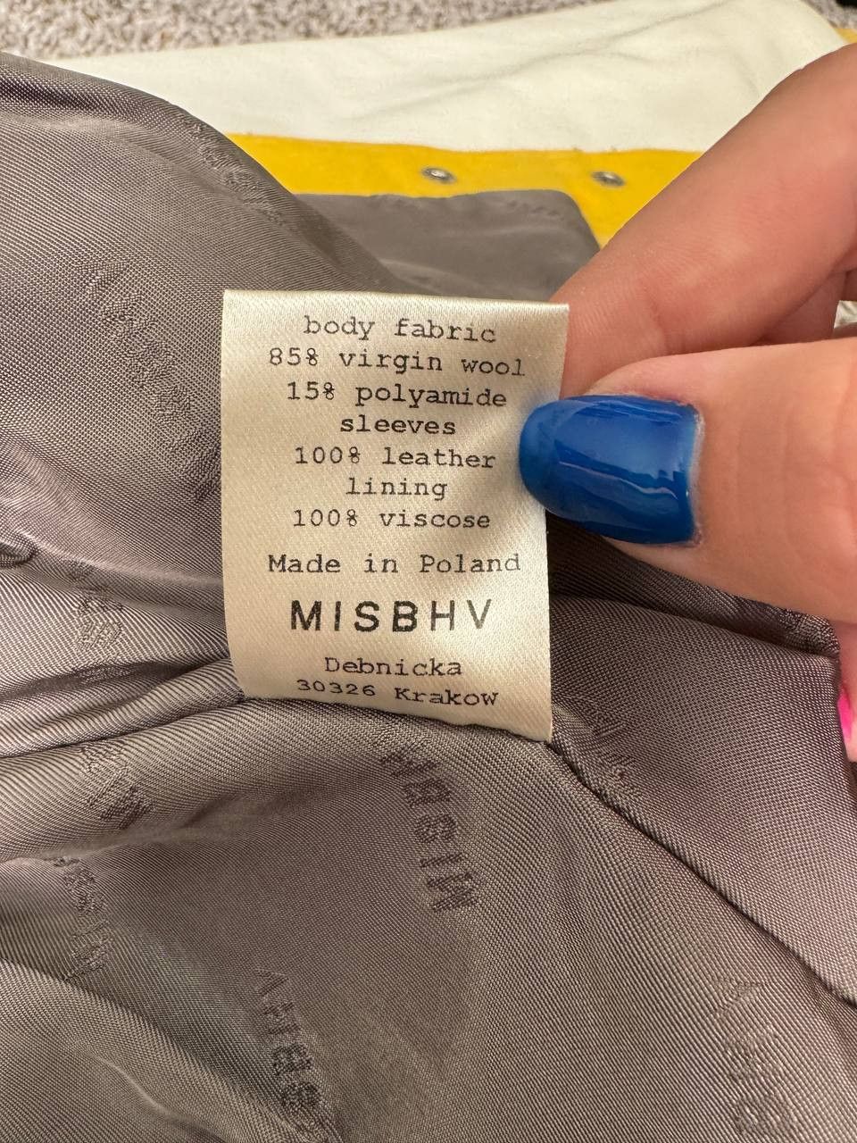 Misbhv Misbhv Contrast Sleeve Varsity Jacket Size US L / EU 52-54 / 3 - 14 Thumbnail