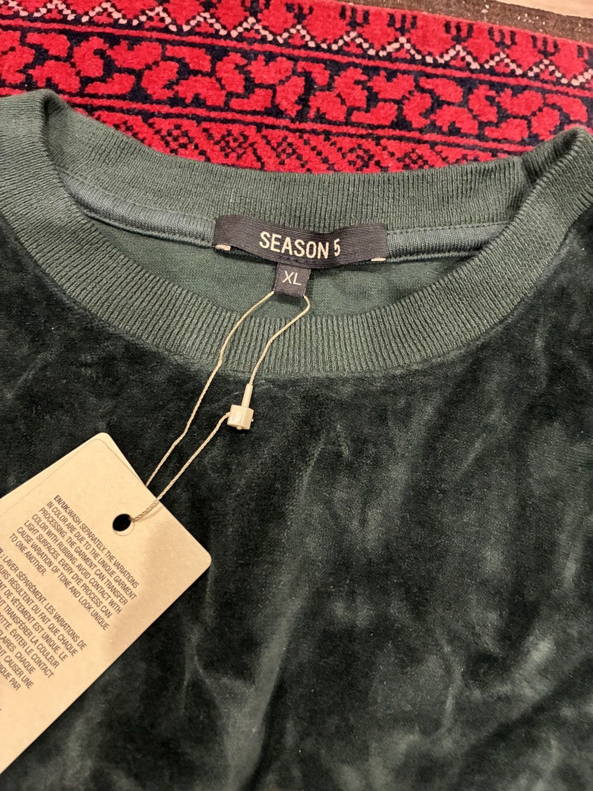 Yeezy Yeezy Season 5 Velour Sweater Size US XL / EU 56 / 4 - 2 Thumbnail