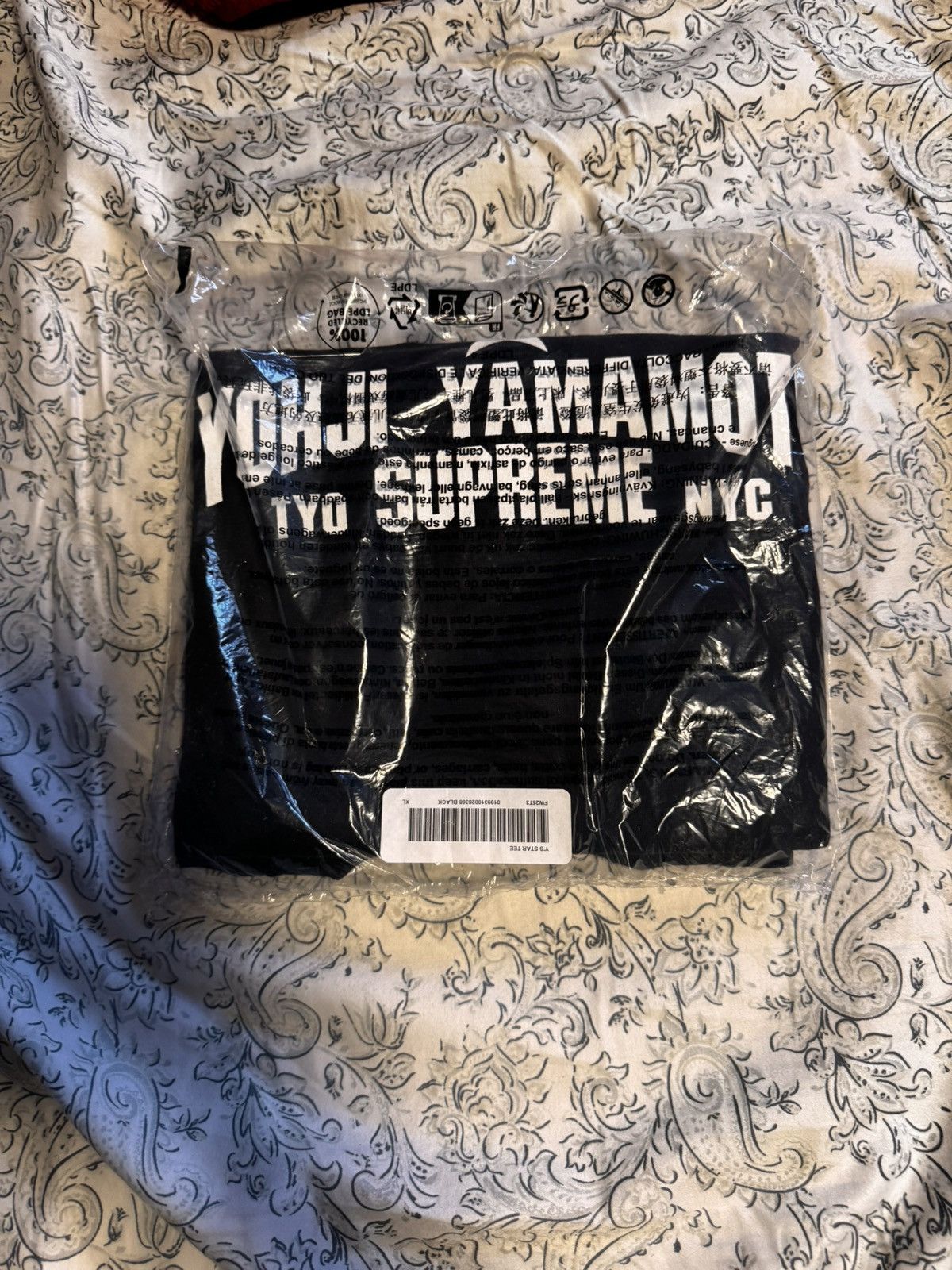 Supreme Supreme Yohji Yamamoto Star Tee Size XL Black Size US XL / EU 56 / 4 - 1 Thumbnail