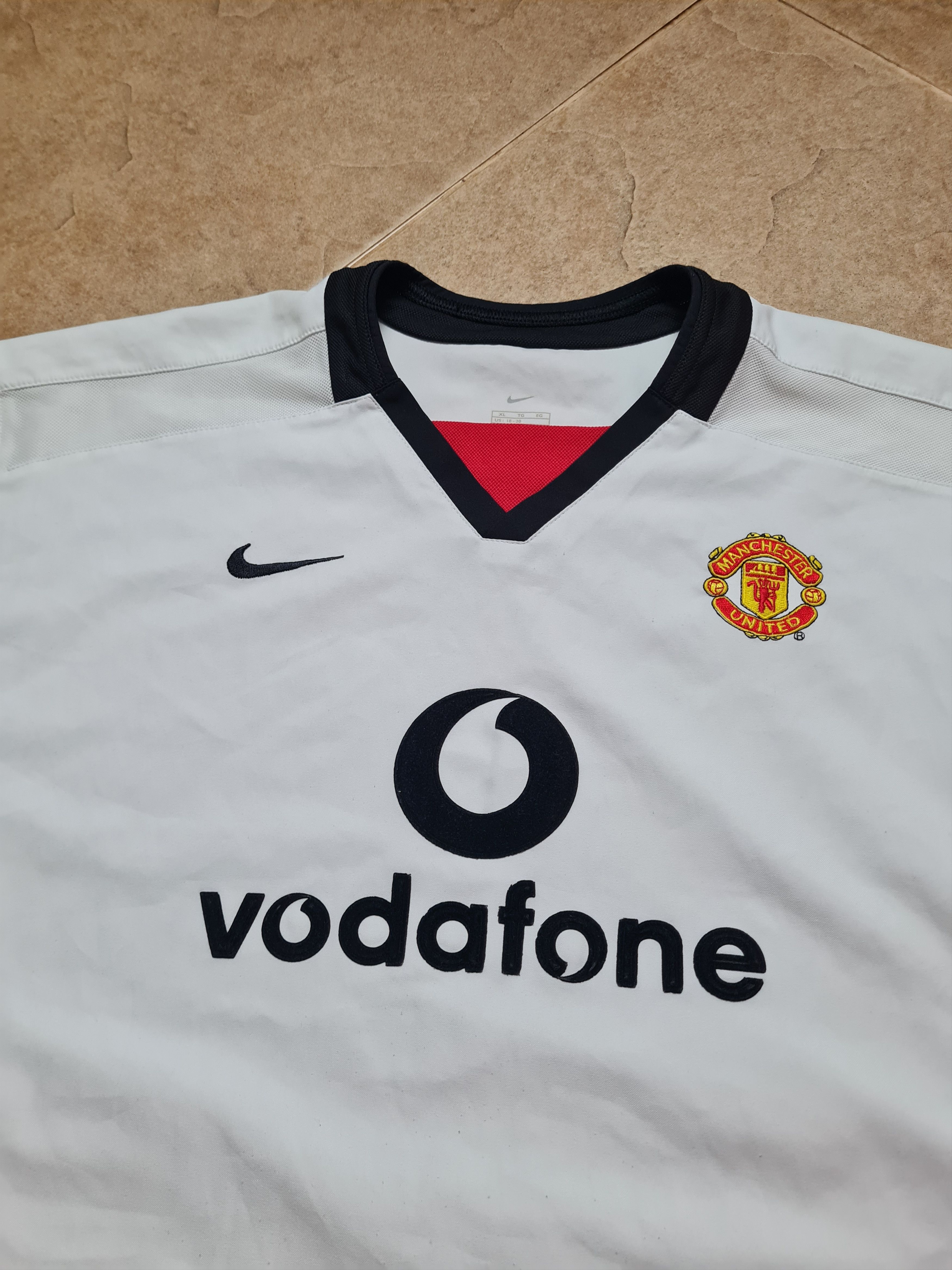 Nike JERSEY MANCHESTER UNITED 2002/03 FOOTBALL SOCCER SHIRT NIKE Size US S / EU 44-46 / 1 - 10 Thumbnail