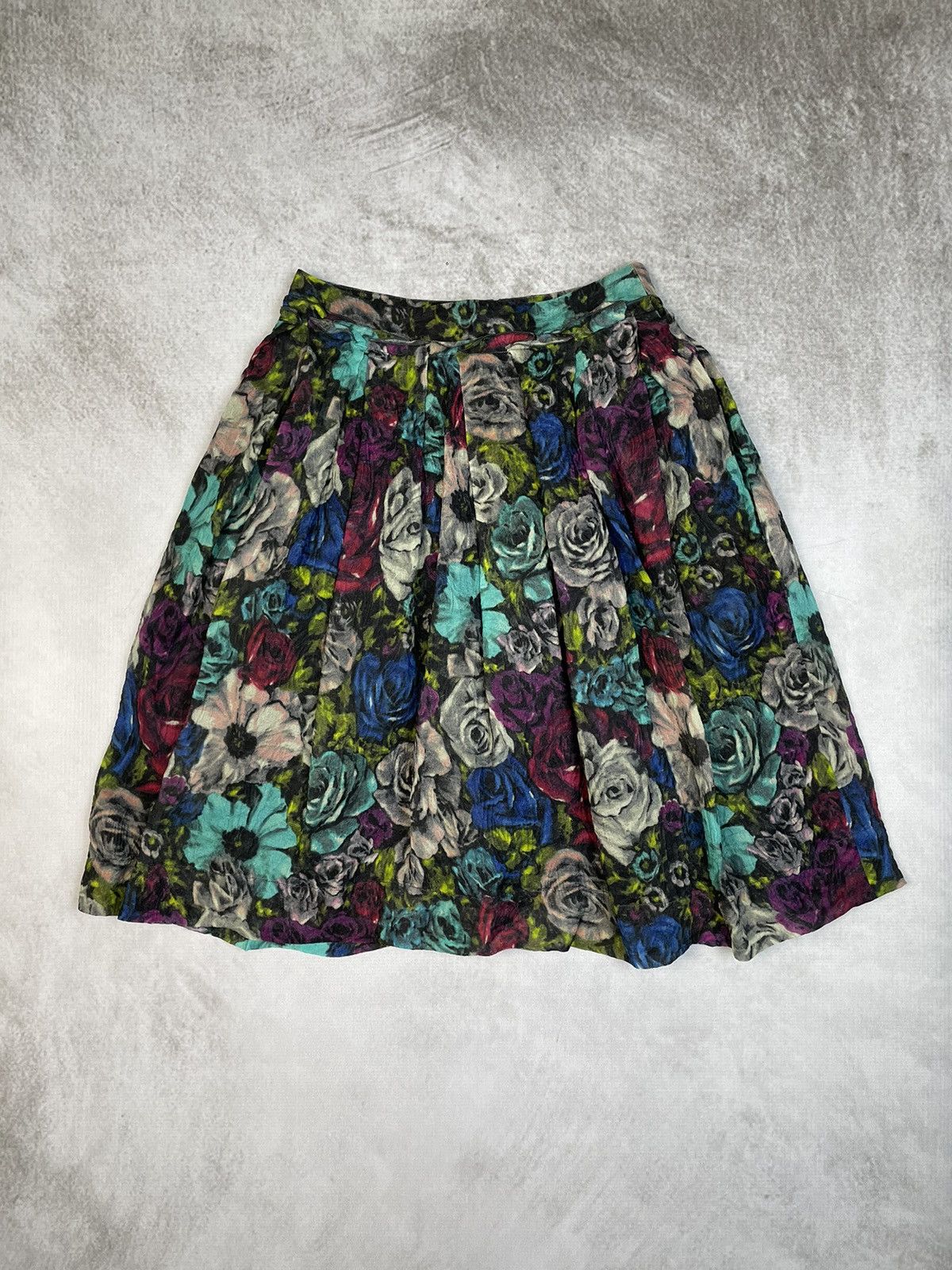 Lanvin Resort 2010 Lanvin by Alber Elbaz Floral Silk Skirt Size 25" / US 0 / IT 36 - 6 Thumbnail