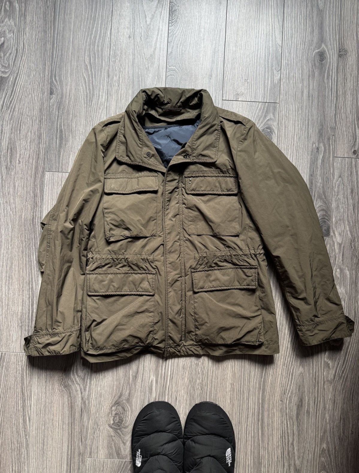 Beams Japan M.I.D.A x Beams Japan Olive Nylon Short M-65 2 in1 Jacket 48 Size US M / EU 48-50 / 2 - 1 Thumbnail