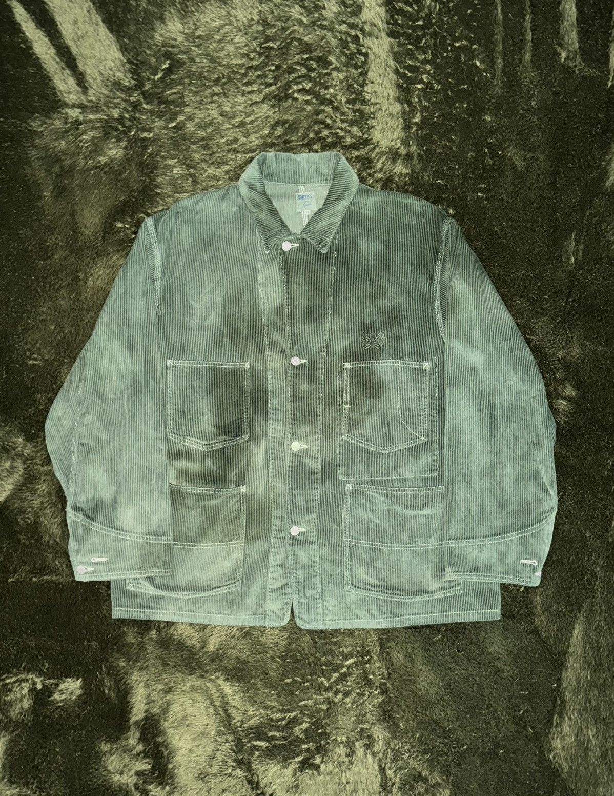 XL] Needles x Smith's Corduroy Coverall Work Jacket Green