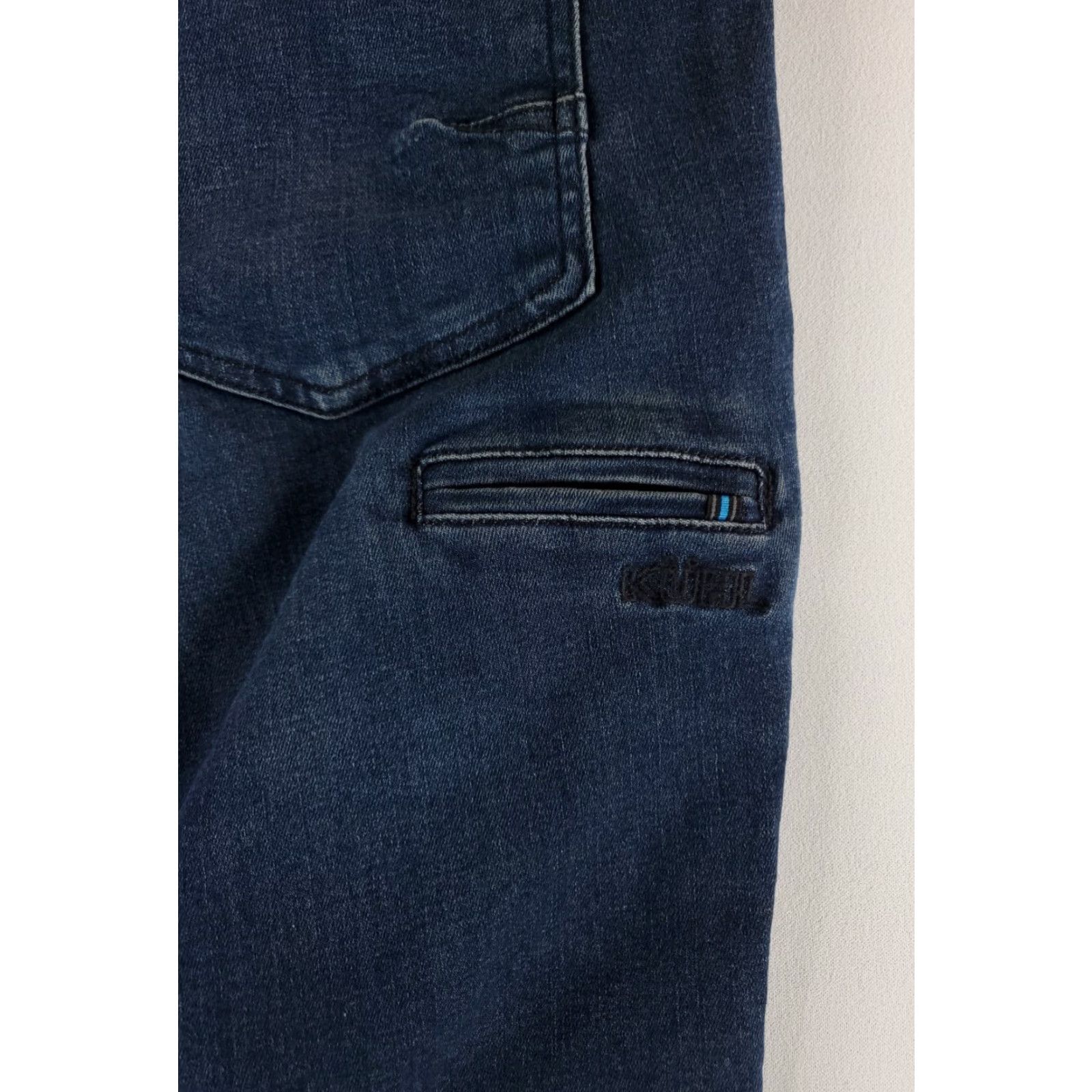Vintage Kuhl Jeans Blue Mens 40x30 Regular Stretchy Straight 40 Inseam Blue Jeans Pinhole, see pics Mens Size US 40 / EU 56 - 5 Thumbnail