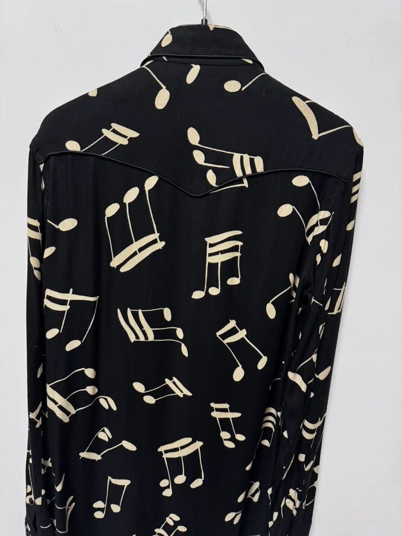 Saint Laurent Paris Saint Laurent Paris 16 FW black and white silk court cat's Size US S / EU 44-46 / 1 - 4 Thumbnail