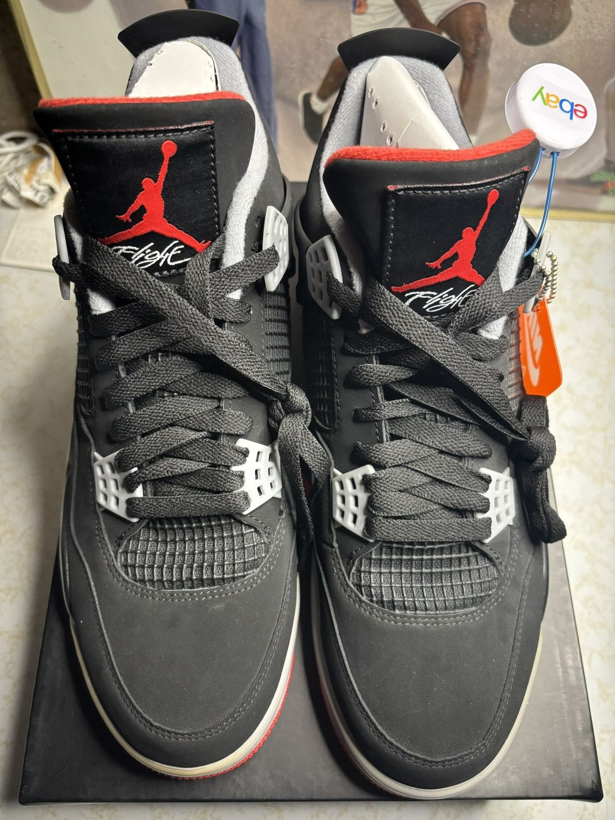 Jordan Brand Jordan Retro 4 ‘bred’ Size US 10 / EU 43 - 2 Thumbnail