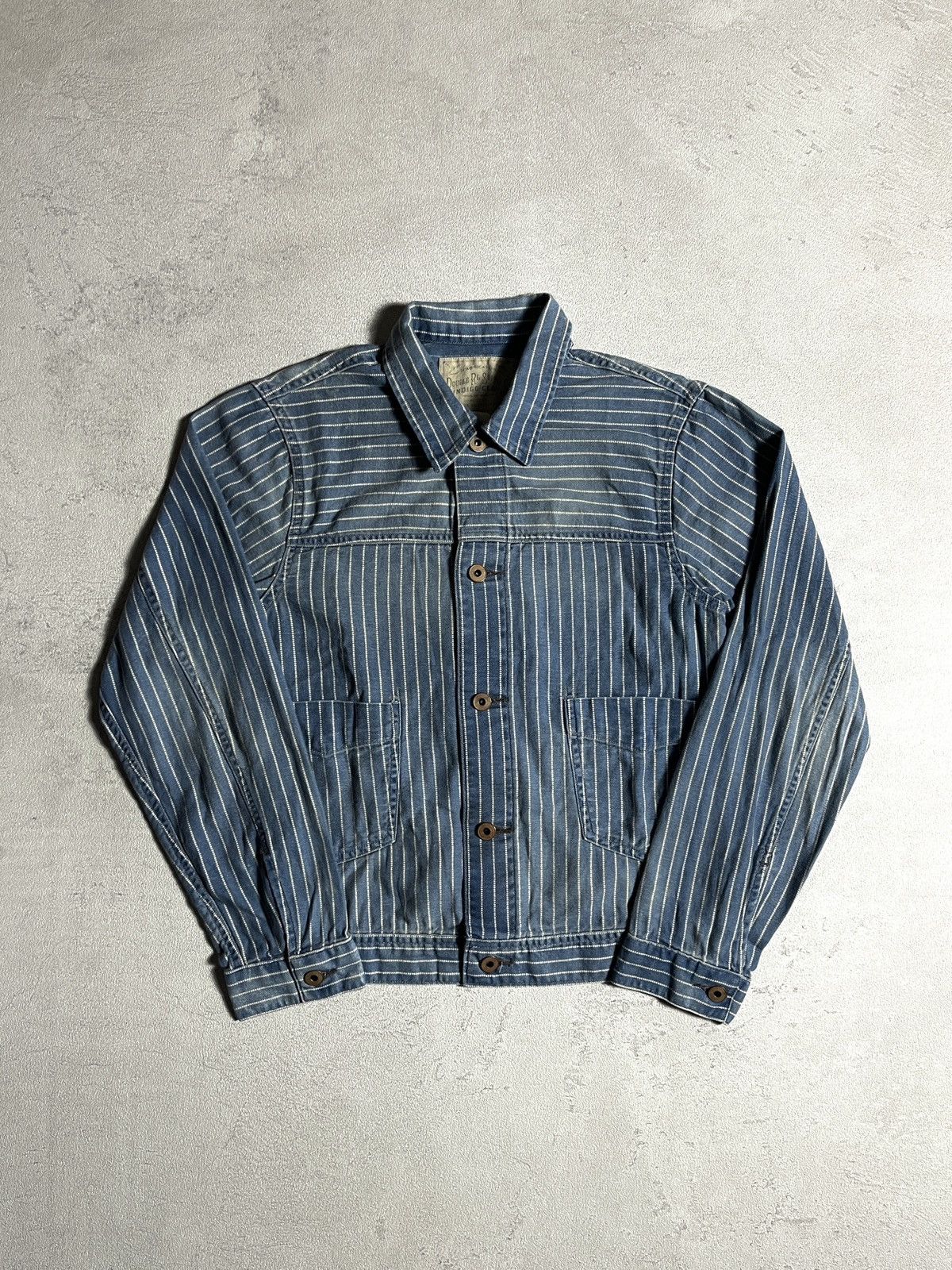 RRL Ralph Lauren RRL DOUBLE RL HUTCHINS ENGINEER DOT STIFFLE JACKET Size US XS / EU 42 / 0 - 2 Thumbnail