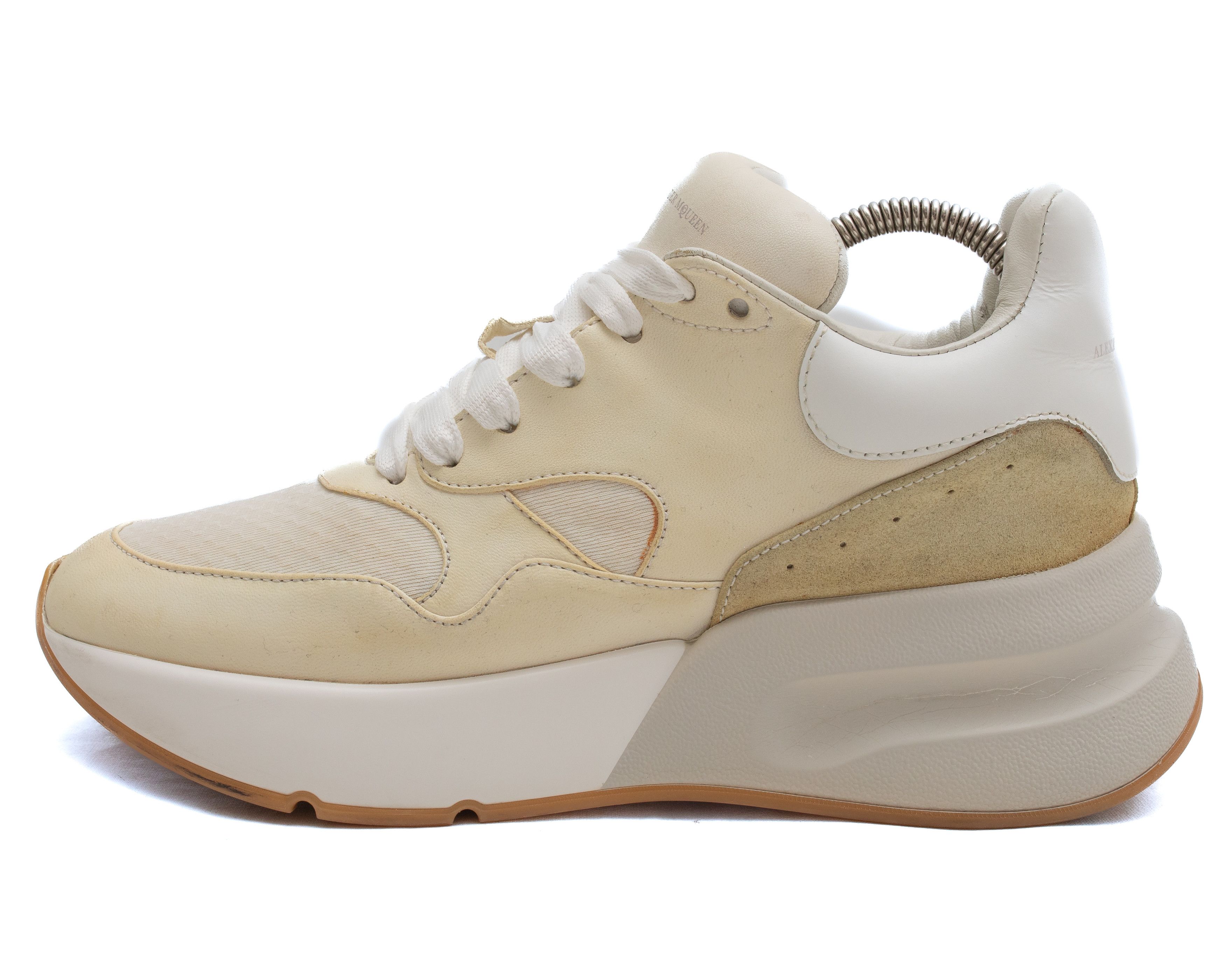 Alexander McQueen ALEXANDER McQEEN Joey Leather Sneakers Size US 8.5 / IT 38.5 - 2 Thumbnail