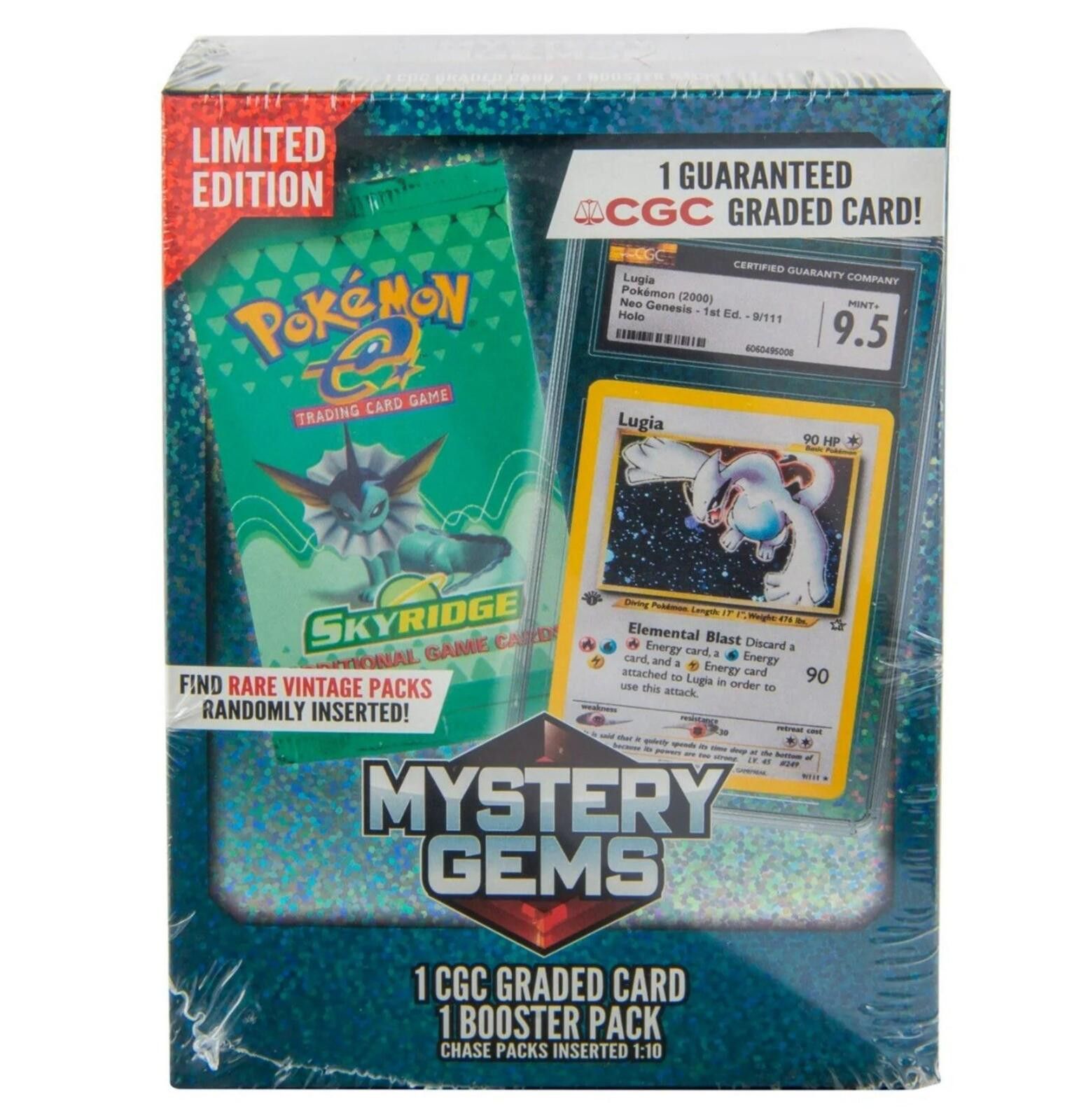 Other Pokémon Mystery Gems Box Sealed – 1 CGC Graded Card Size ONE SIZE - 5 Thumbnail
