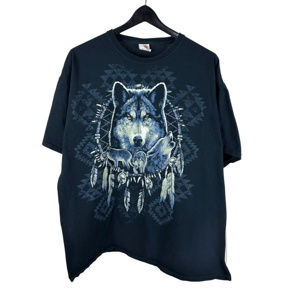 Vintage Vintage Y2K Arctic Fox Native Tribal Nature Shirt Size US XXL / EU 58 / 5 - 1 Thumbnail