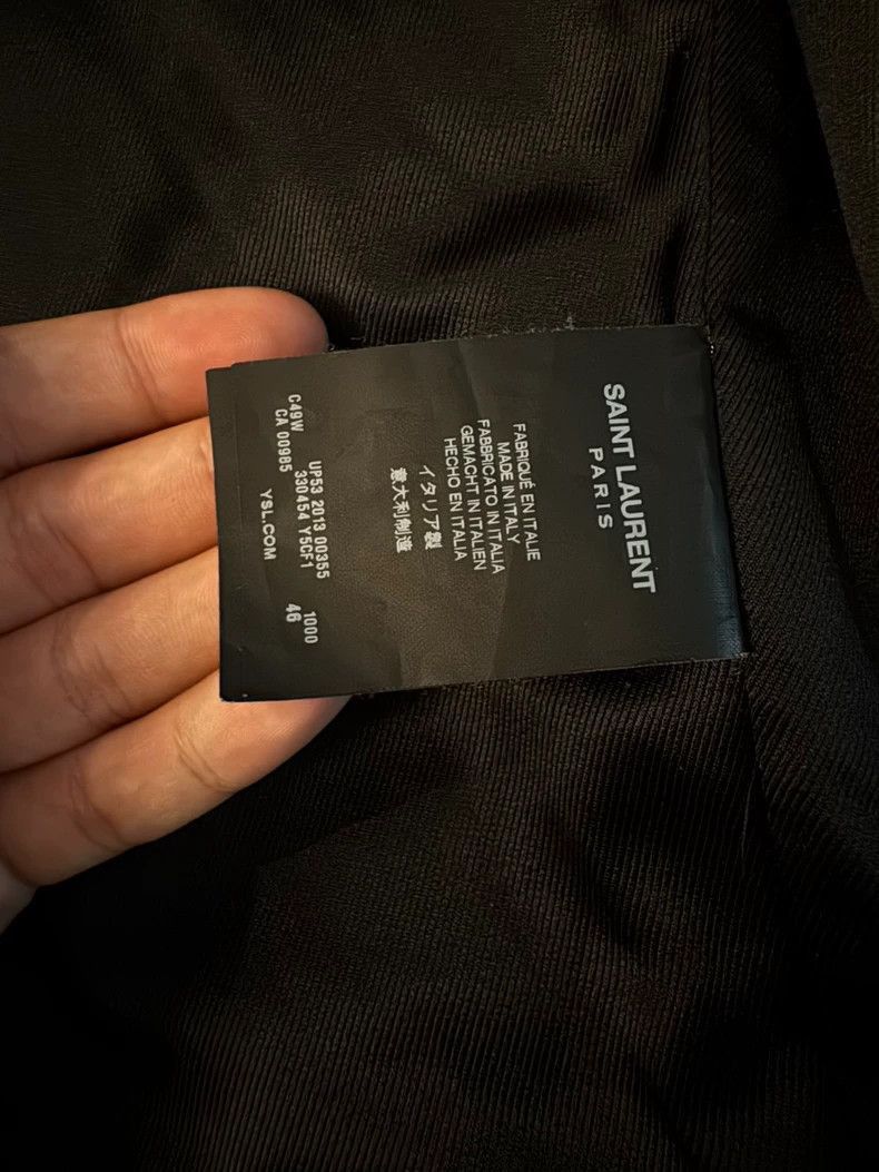 Hedi Slimane Saint Laurent Hedi Slimane Leather Jacket- Size US M / EU 48-50 / 2 - 9 Thumbnail