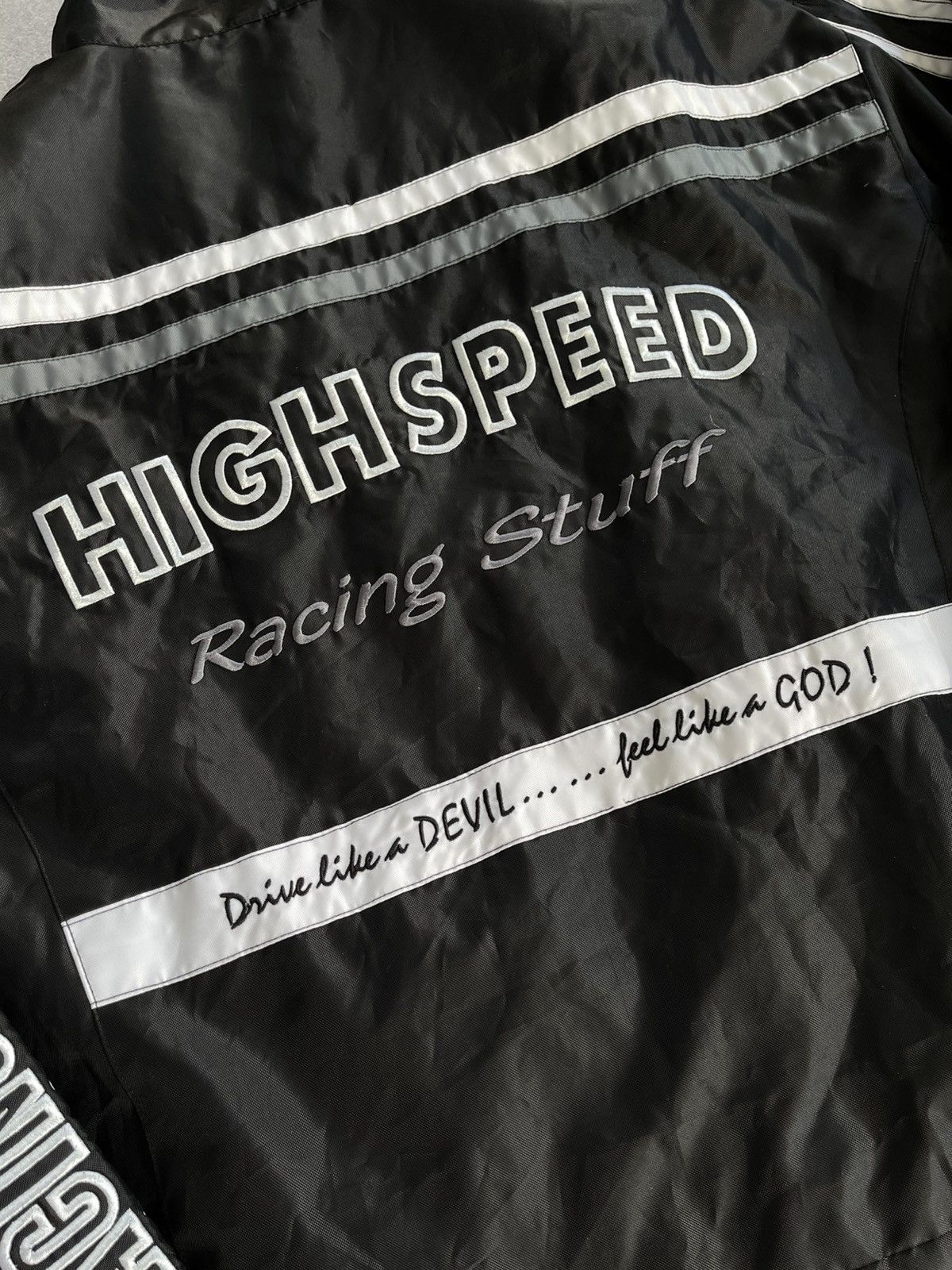 Vintage Vintage Polo High Speed Racing Multi Logo Moto Jacket Size US XXL / EU 58 / 5 - 13 Thumbnail