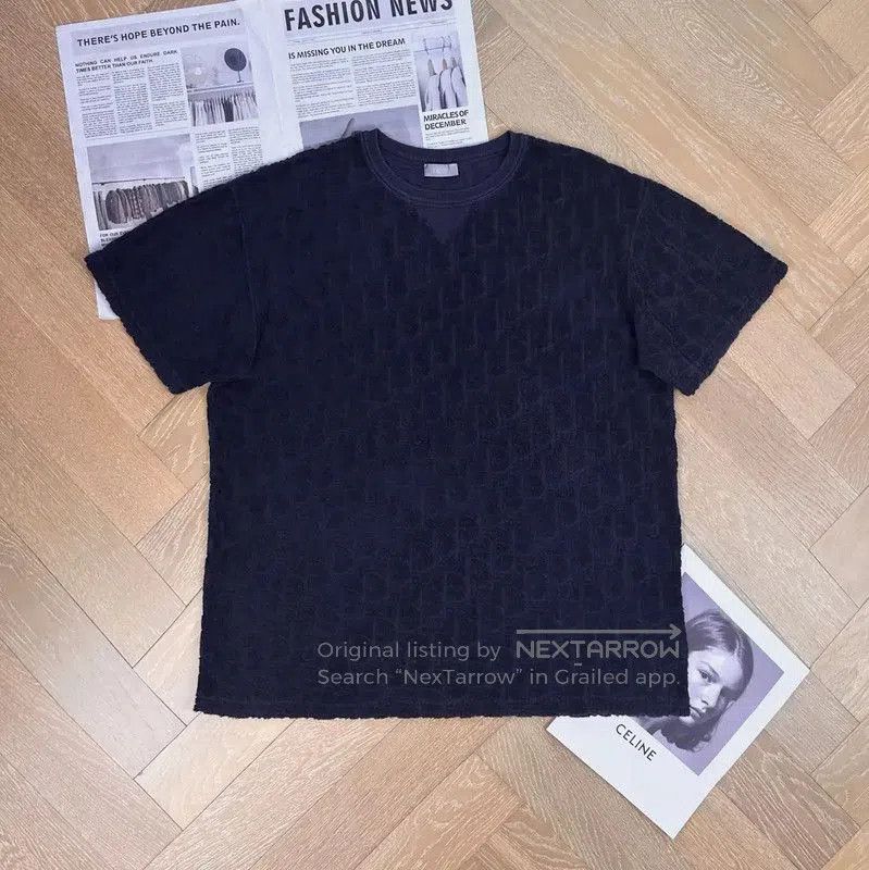Dior Dior Men's Navy T-Shirt L Size . Size US L / EU 52-54 / 3 - 1 Thumbnail