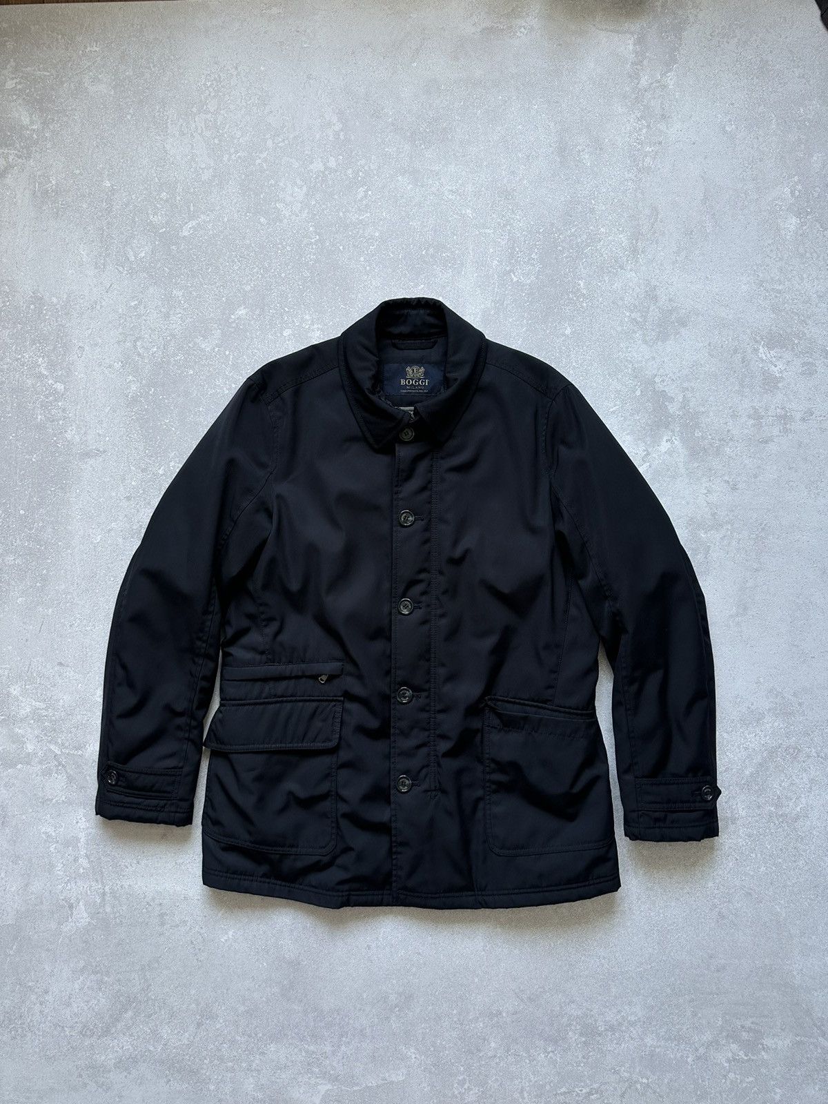 Boggi × Designer Boggi Milano Blue Button Down Coat Jacket Size 48 Size US M / EU 48-50 / 2 - 1 Thumbnail