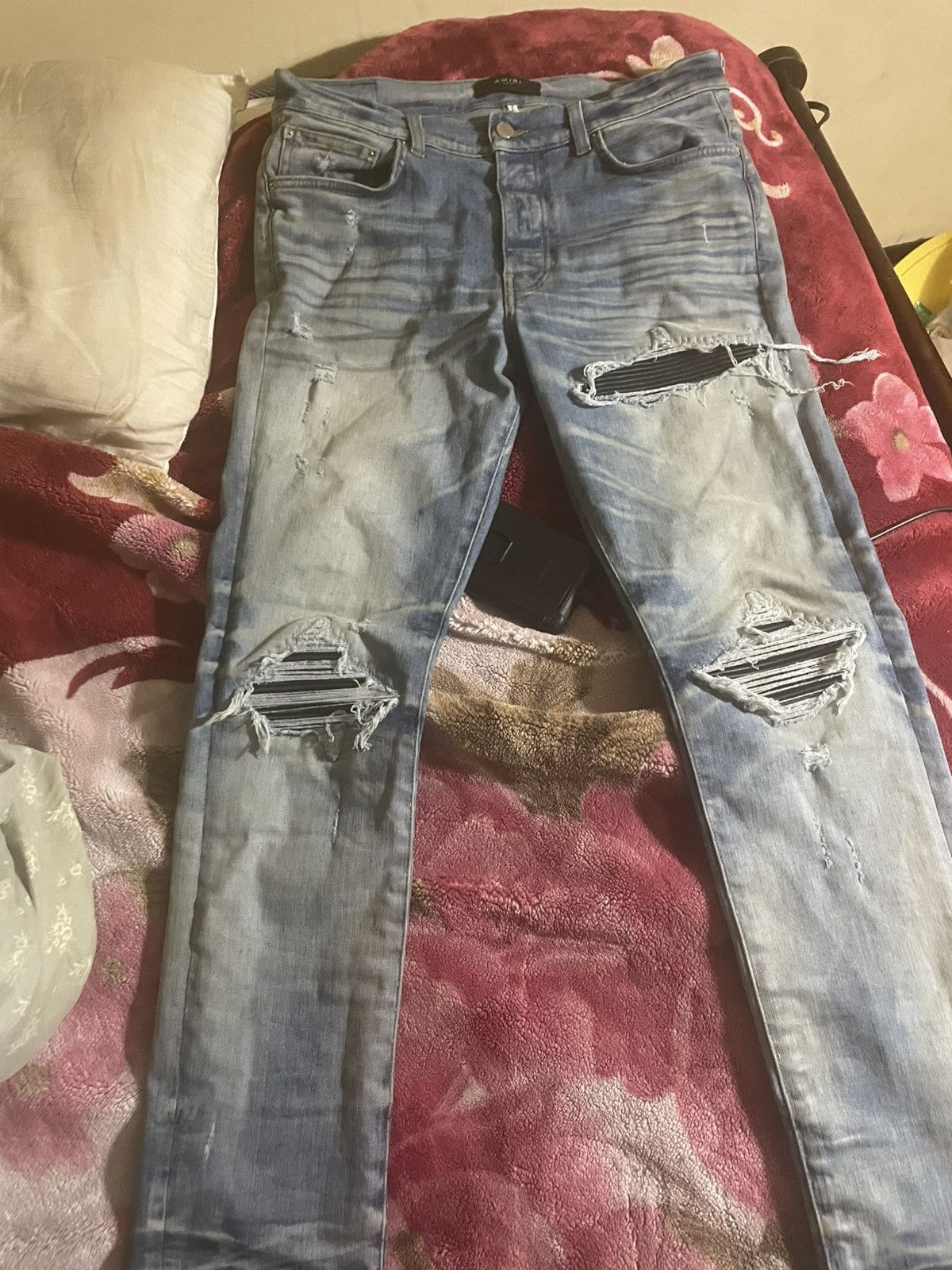 Amiri Amiri jeans only worn once Size US 34 / EU 50 - 10 Thumbnail