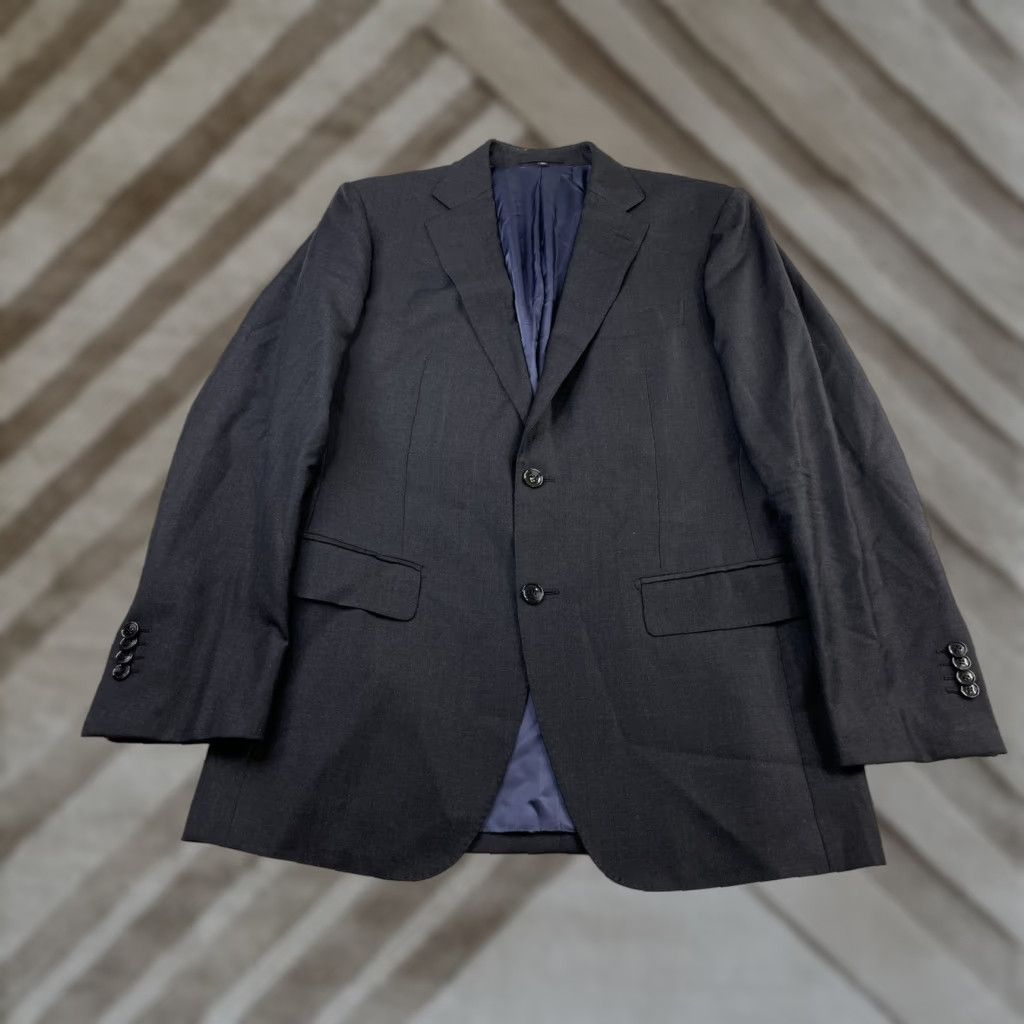 Suitsupply Suitsupply Blazer Sports Coat Jacket Mens 40L Wool Gray Two-Button Notch Lapel Long Solid Size 40R - 1 Thumbnail