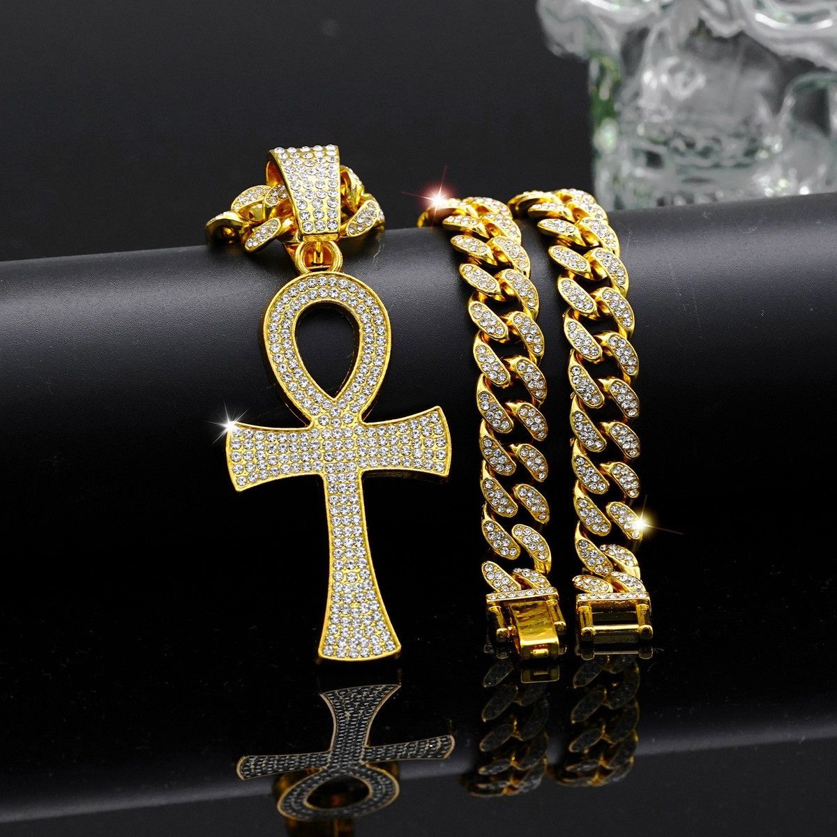 Other Hip-hop square watch Cuban chain pendant Size ONE SIZE - 5 Thumbnail