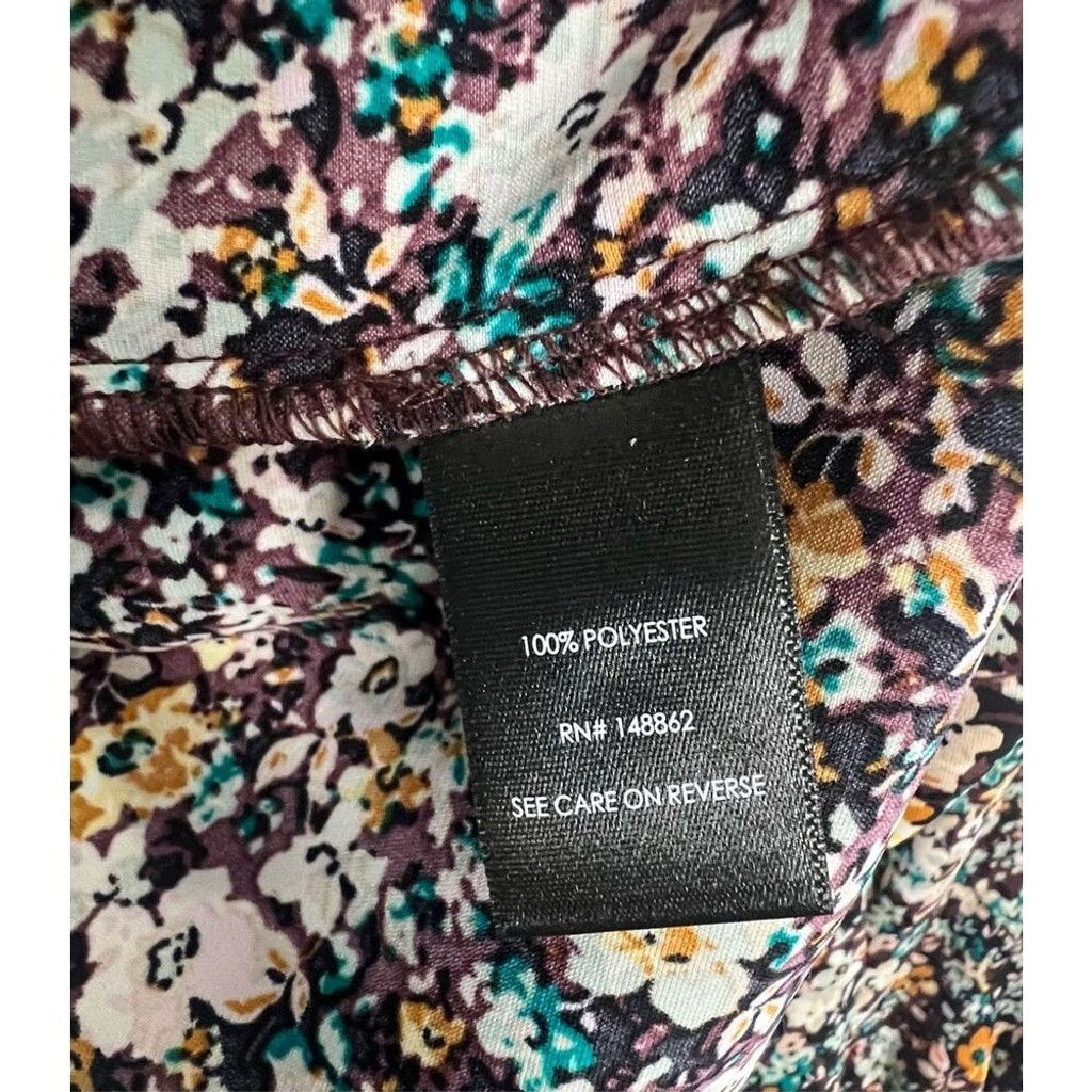 Torrid Torrid Harper 3/4 Sleeve V-Neck Loose Fit Floral Blouse Size L / US 10 / IT 46 - 5 Thumbnail
