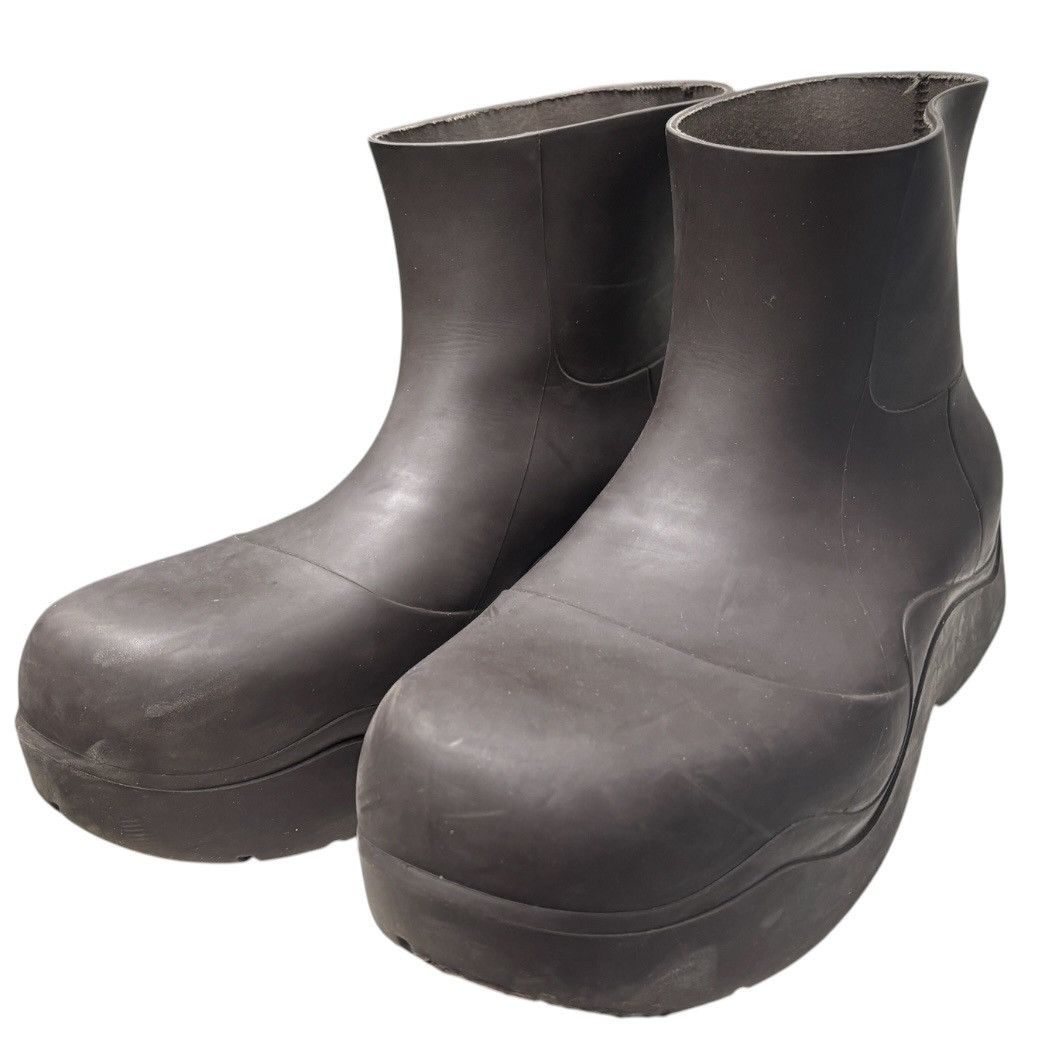 Bottega Veneta Bottega Veneta Brown Rubber Rain Puddle Boots Size 8 EU 41 Size US 8 / EU 41 - 1 Thumbnail