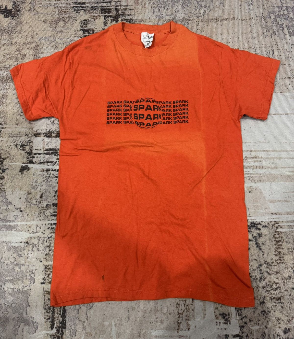 Vintage vintage SPARK - retro skate tee Size US M / EU 48-50 / 2 - 2 Thumbnail