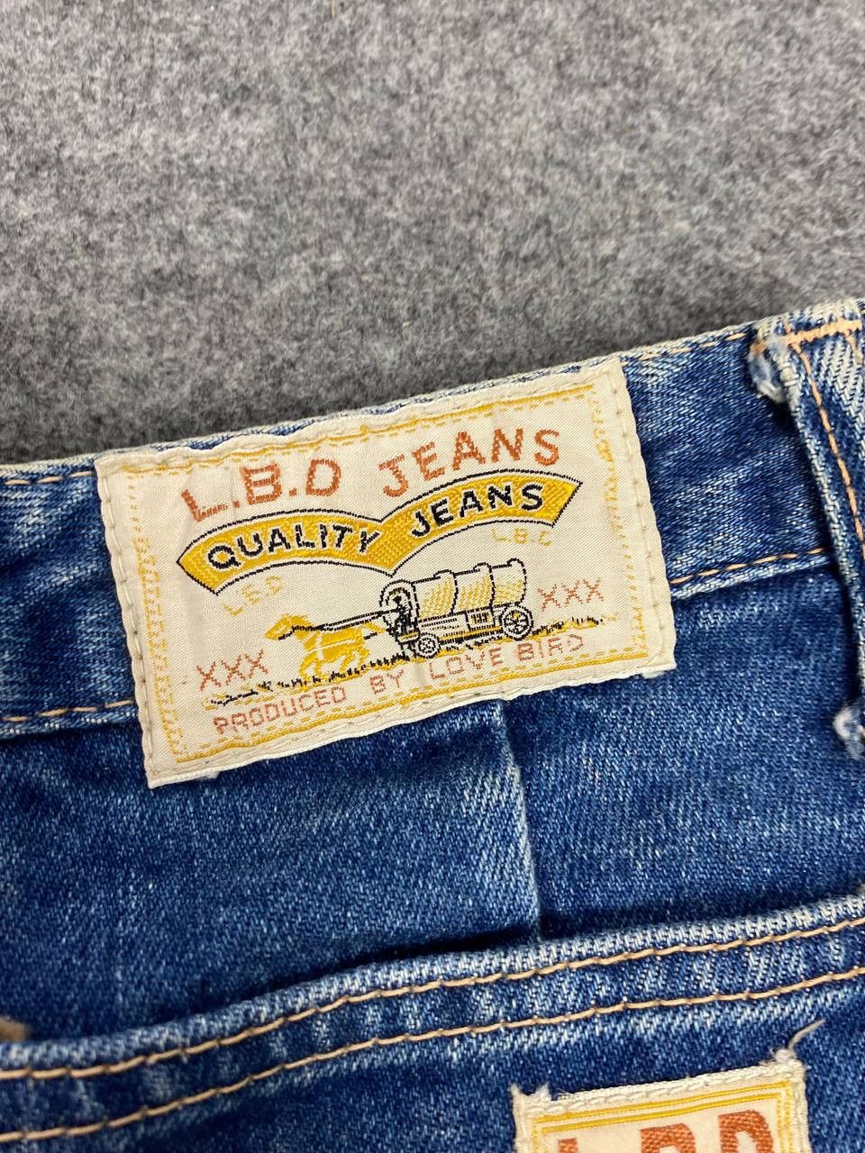 Vintage vintage lovebird denim talon zipper nice design Size US 27 - 5 Thumbnail