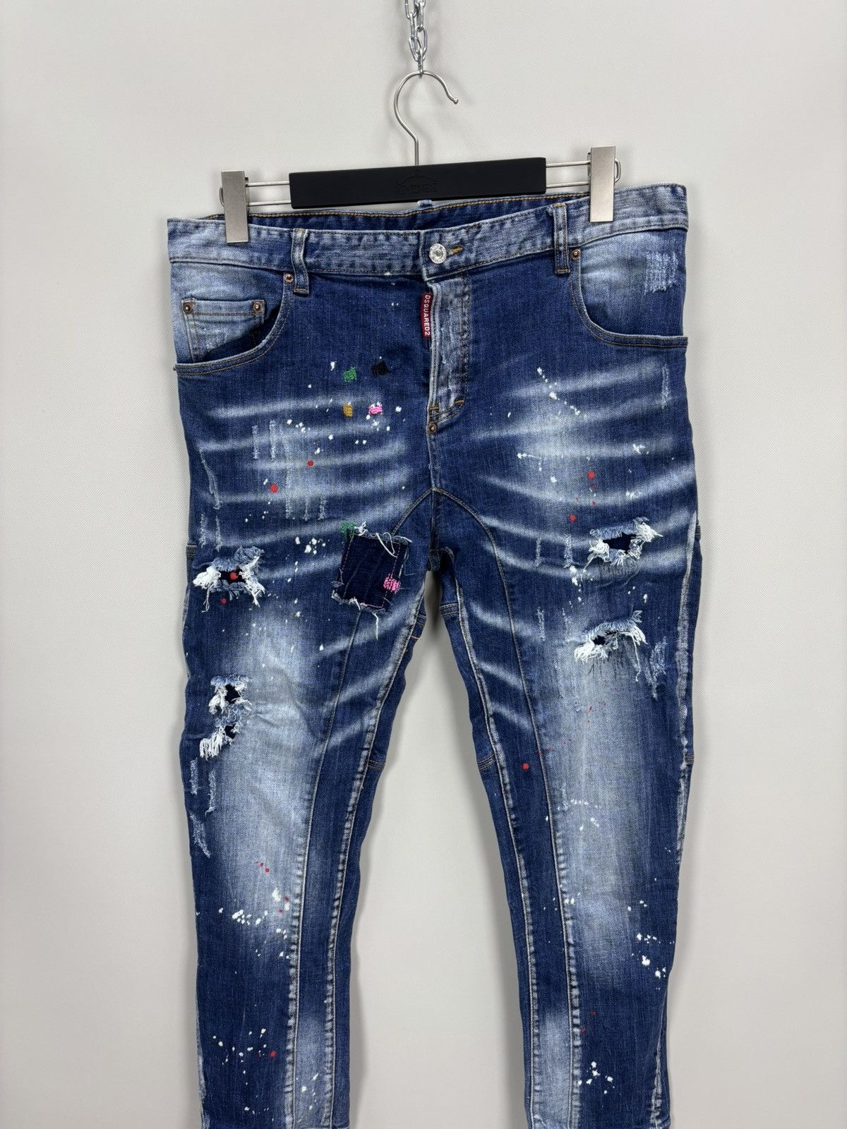 Dsquared2 Mens jeans Dsquared2 Size 54 Color Blue Size US 34 / EU 50 - 2 Thumbnail