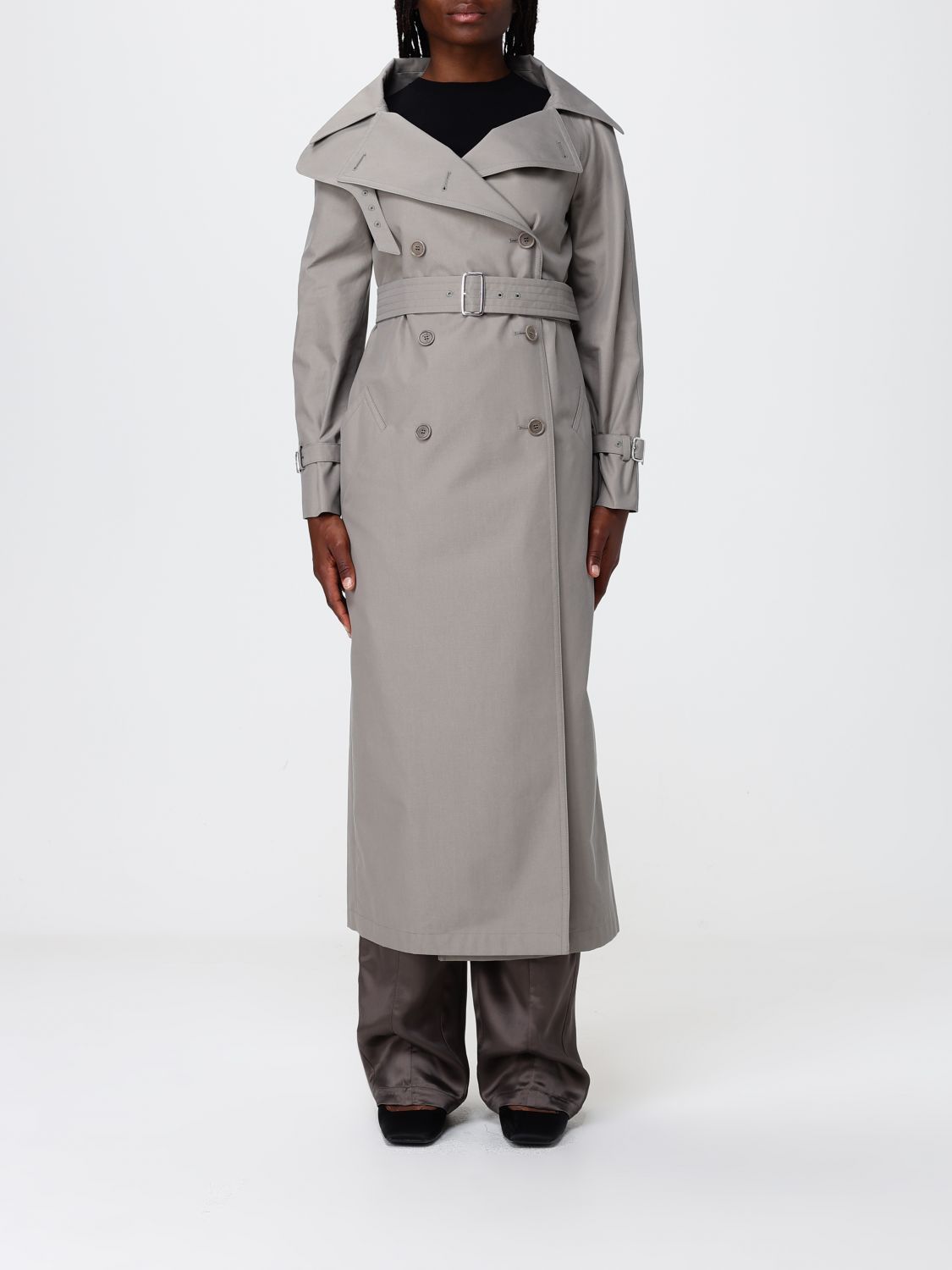 Max Mara Max Mara Jacket Woman Grey Size S / US 4 / IT 40 - 1 Thumbnail