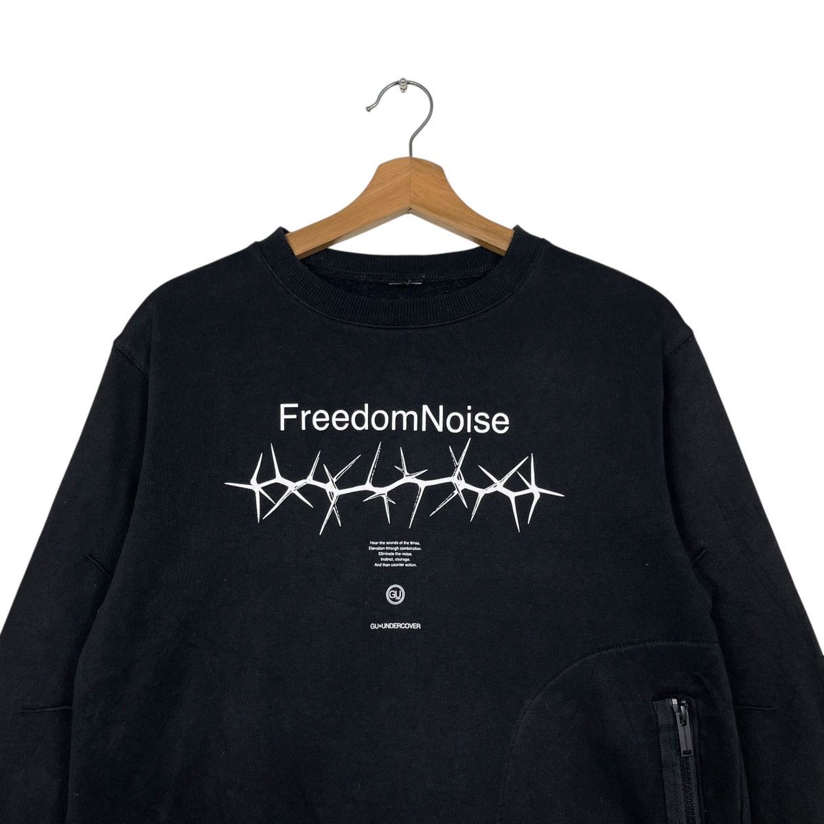 GU × Undercover GU Undercover Freedom Noise Sweatshirt Size US XS / EU 42 / 0 - 2 Thumbnail
