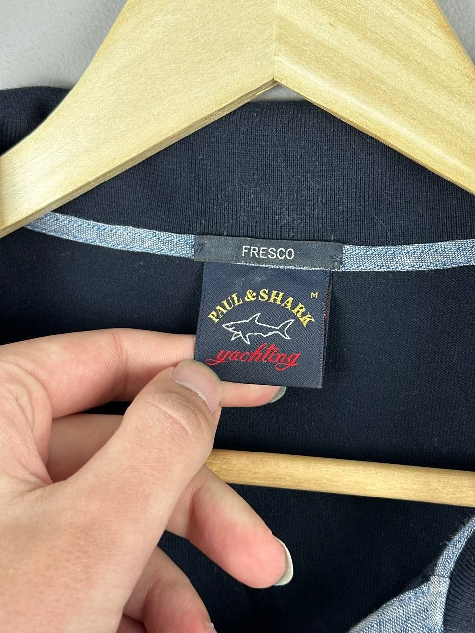 Paul & Shark Paul & Shark Fresco Luxury Navy Knitted Polo T Shirt Size US M / EU 48-50 / 2 - 5 Thumbnail