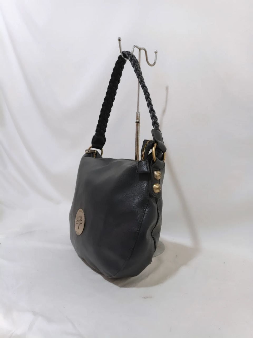 Mulberry Mulberry Daria Soft Leather Black Hobo Bag Size ONE SIZE - 4 Thumbnail