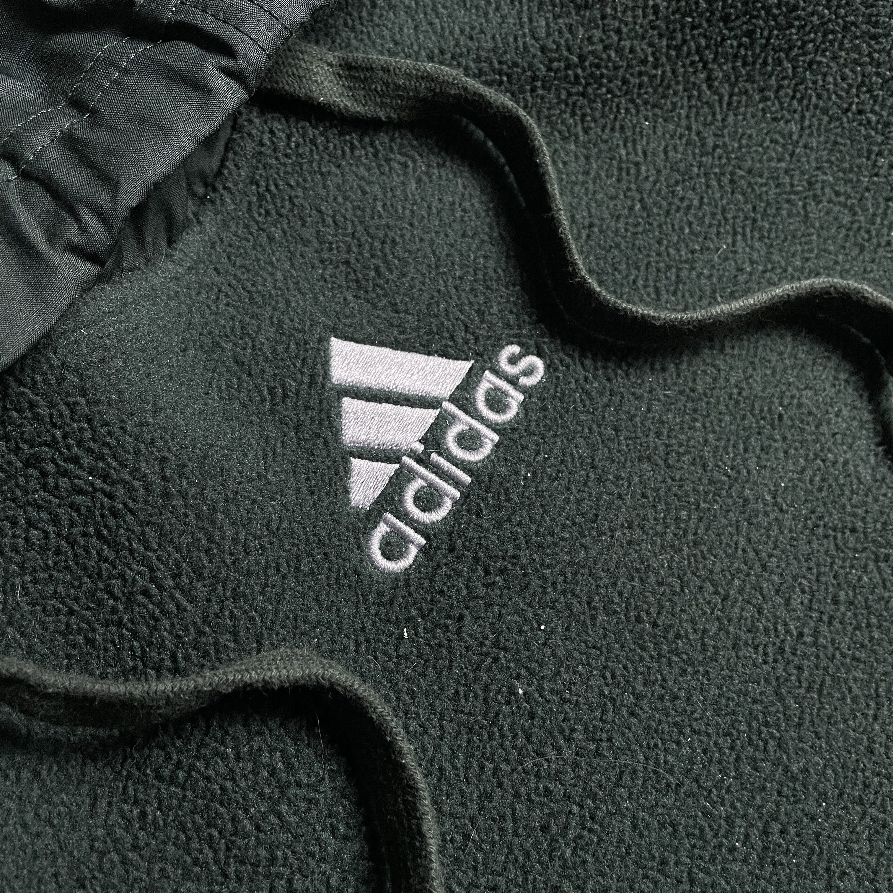 Adidas ⭐ ADIDAS Fleece-Nylon Oversized Hoodie 2xl XXL Mens Size US XXL / EU 58 / 5 - 3 Thumbnail
