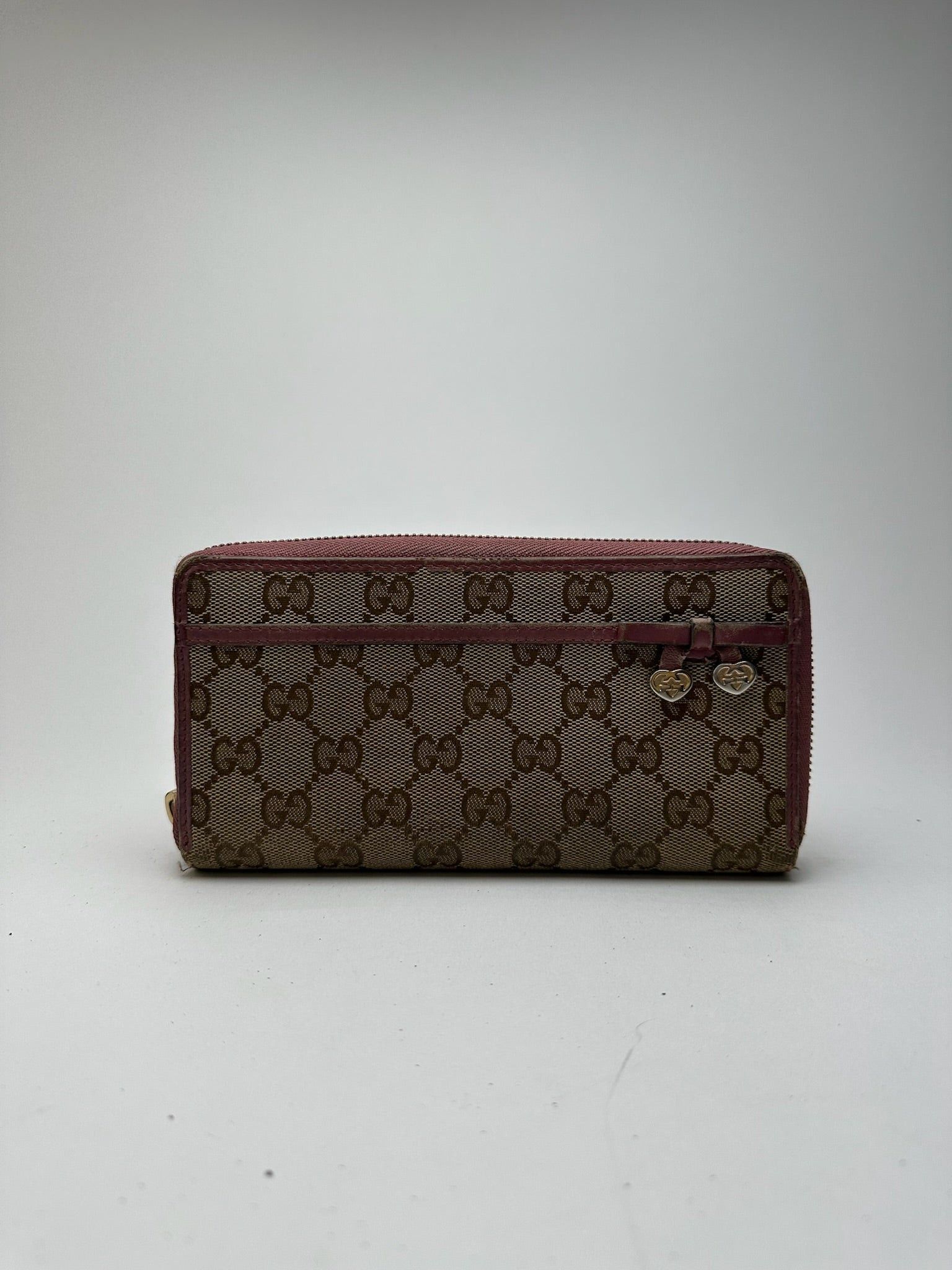Gucci Vintage Monogram Wallet beige pink Size ONE SIZE - 1 Thumbnail