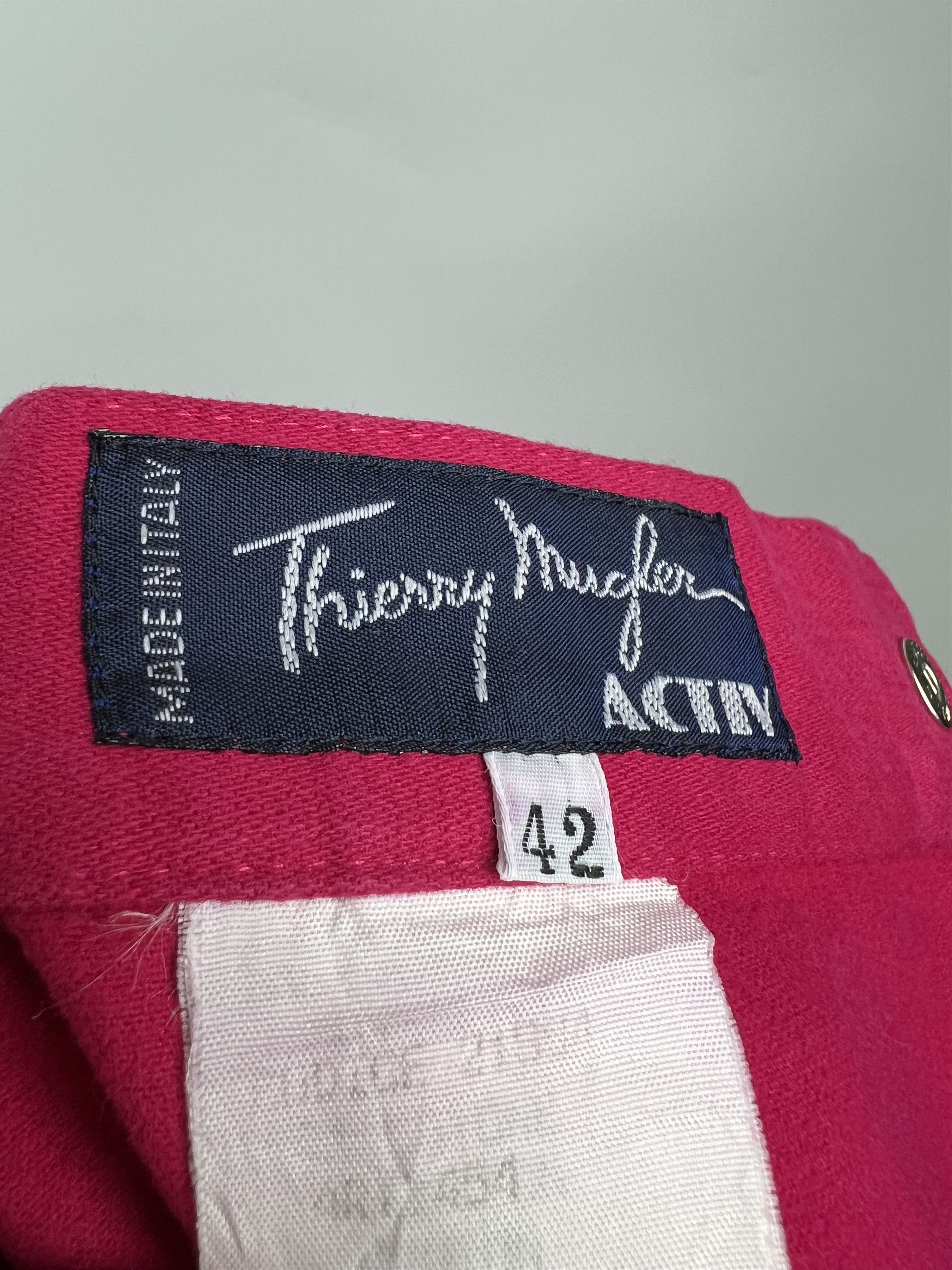 Thierry Mugler Thierry Mugler Activ Rare Vintage 80s Pink Skirt Size IT42 Size 28" / US 6 / IT 42 - 7 Thumbnail