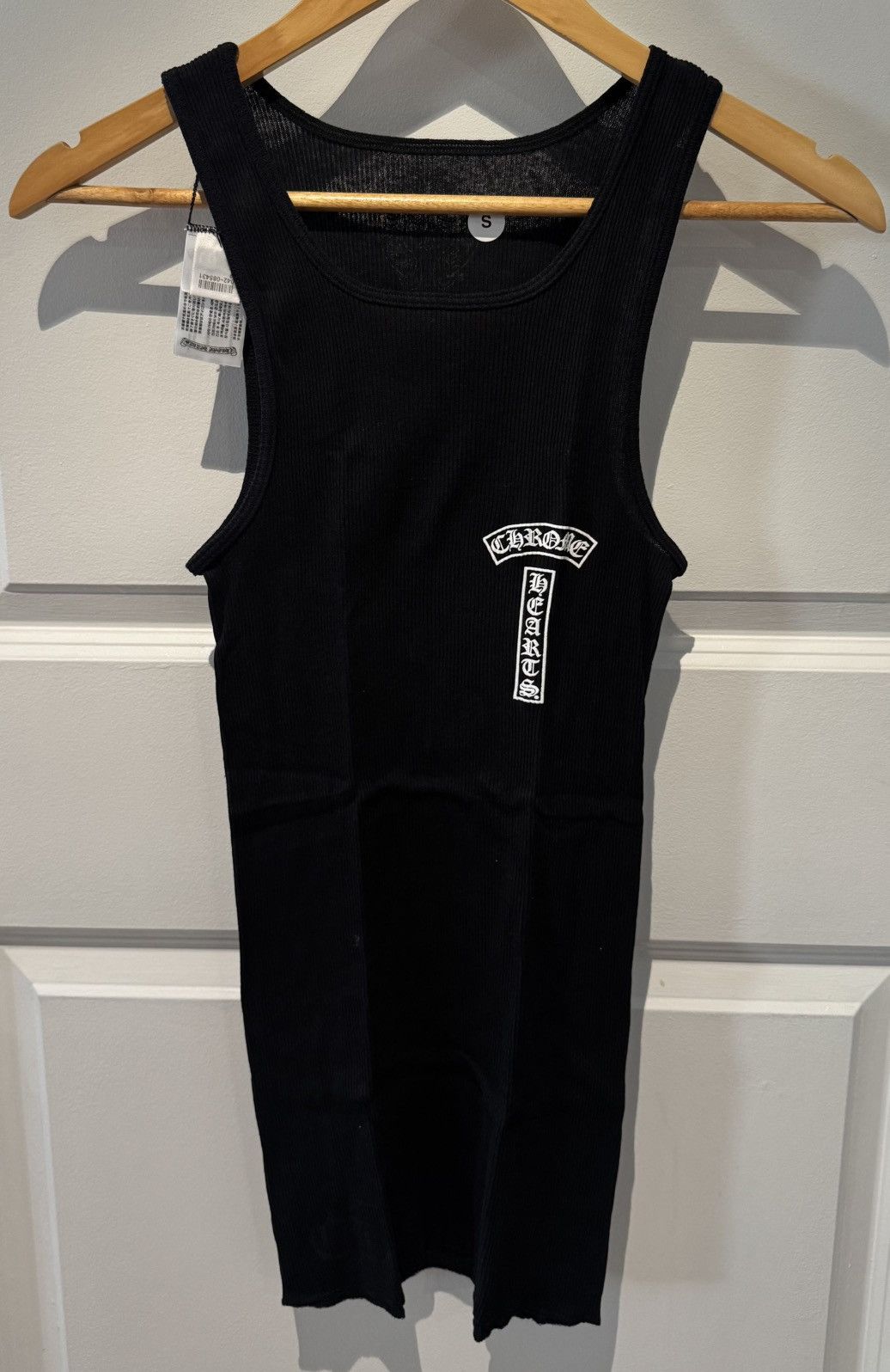 Chrome Hearts Size S Chrome Hearts T-Bar Cross Rib Tank Top Black Small Size US S / EU 44-46 / 1 - 2 Thumbnail