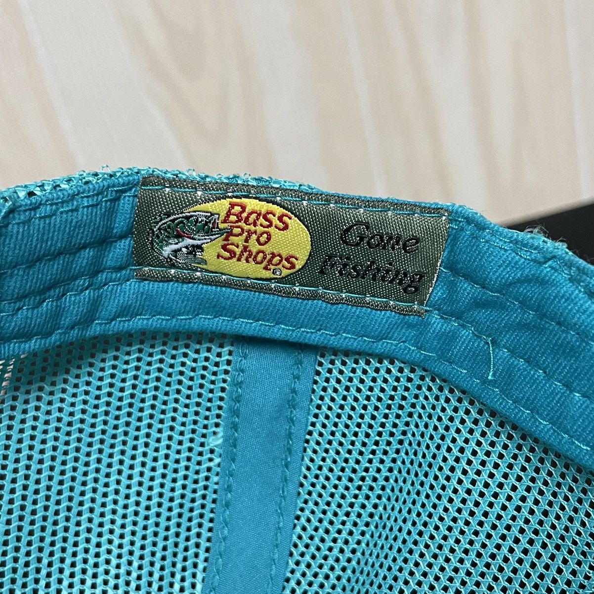 Bass Pro Shops Bass Pro Shops Fishing Trucker Hat Mesh Cap SnapBack - Teal Size ONE SIZE - 7 Thumbnail