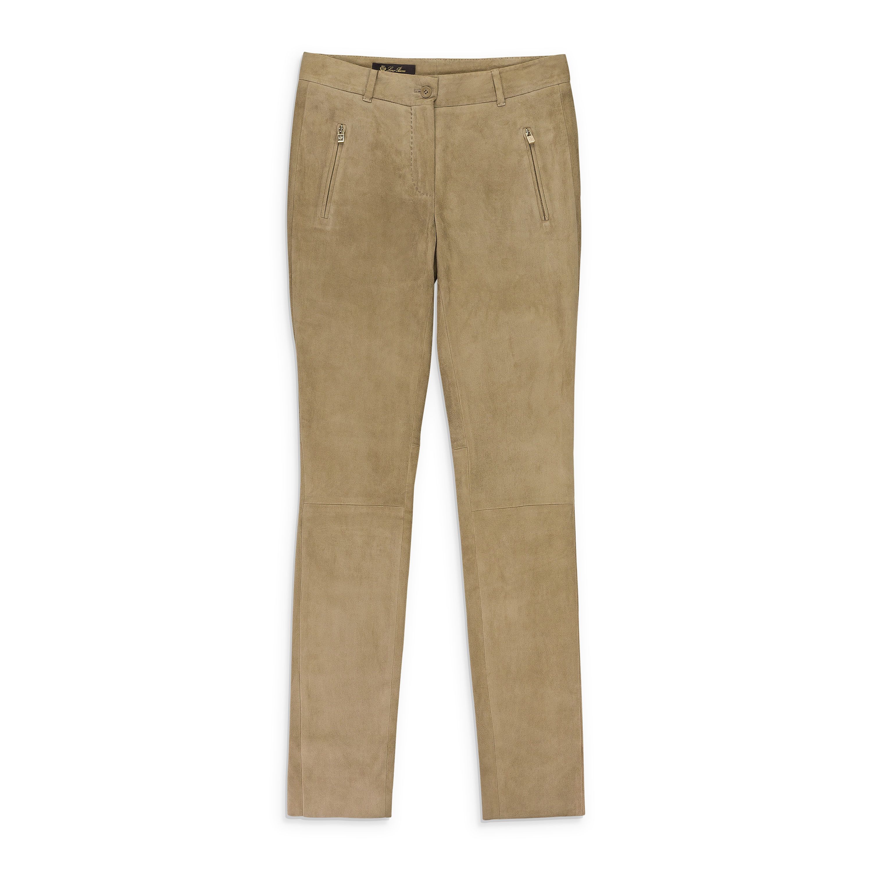 Loro Piana SKINNY LEG BROWN PANTS SIZE 40 Size 40" / US 18 - 1 Thumbnail