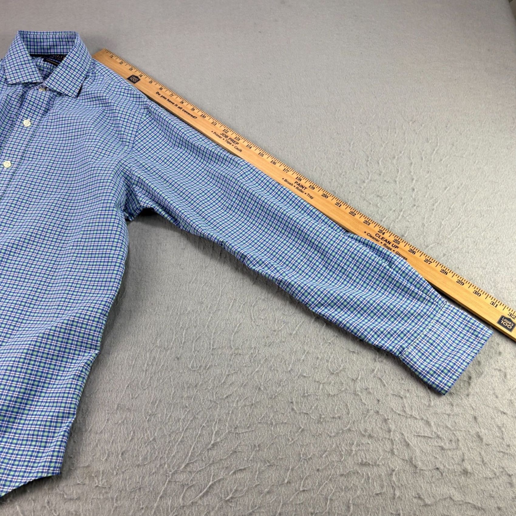 Polo Ralph Lauren Polo Ralph Lauren Performance Shirt Mens M Blue Plaid Button Up Stretch Shirt Size US M / EU 48-50 / 2 - 7 Thumbnail