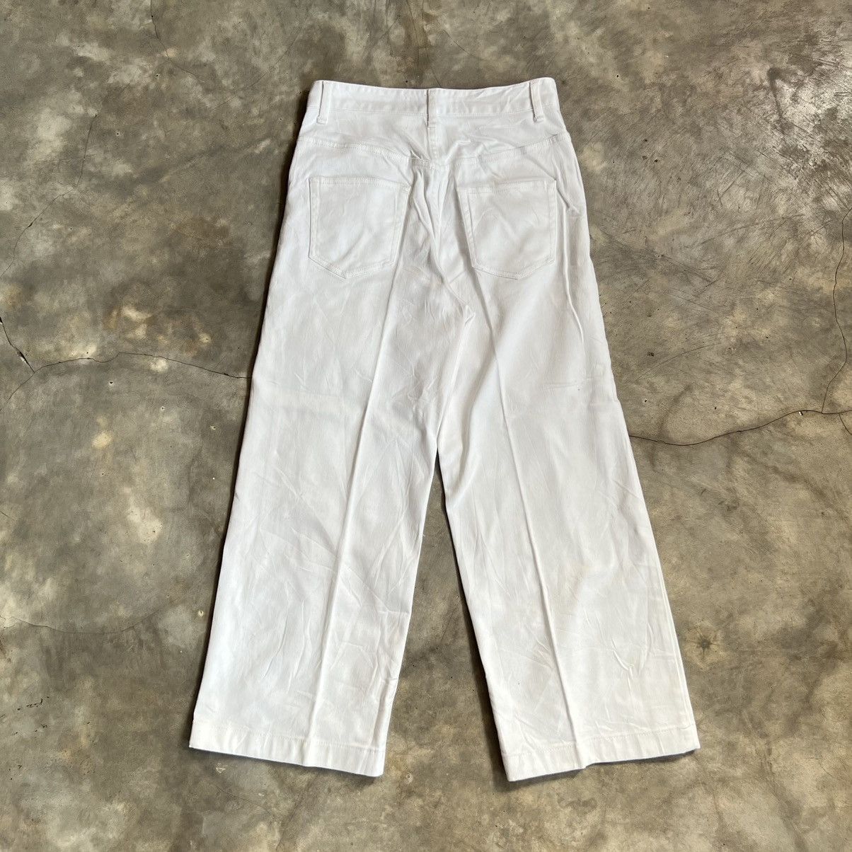 Yohji Yamamoto Ined by Yohji Yamamoto Flared Denim Pants Size 27" / US 4 / IT 40 - 2 Thumbnail